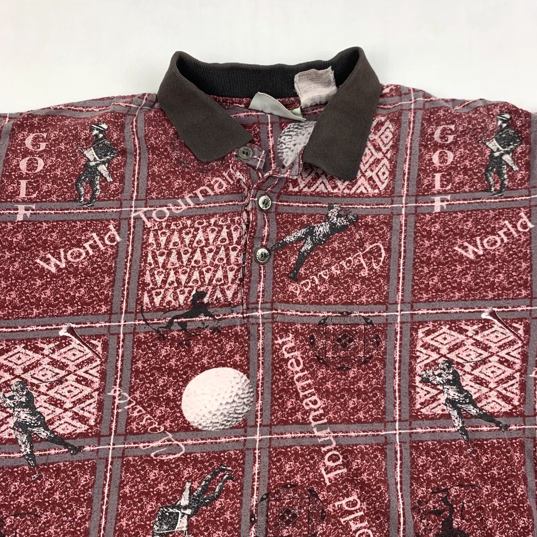 ASH VINTAGE Ash Creek Trading Polo Shirt Adult Medium Red Golfing Sports Collared Shirt Mens Size US M / EU 48-50 / 2 - 2 Thumbnail