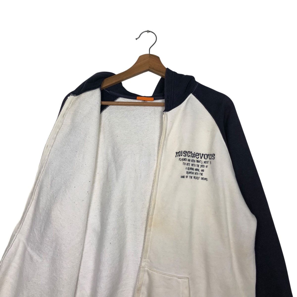 Japanese Brand × Vintage 📌Vintage Zipper Jacket Mischievous Big Logo Punk Style Size US M / EU 48-50 / 2 - 14 Thumbnail