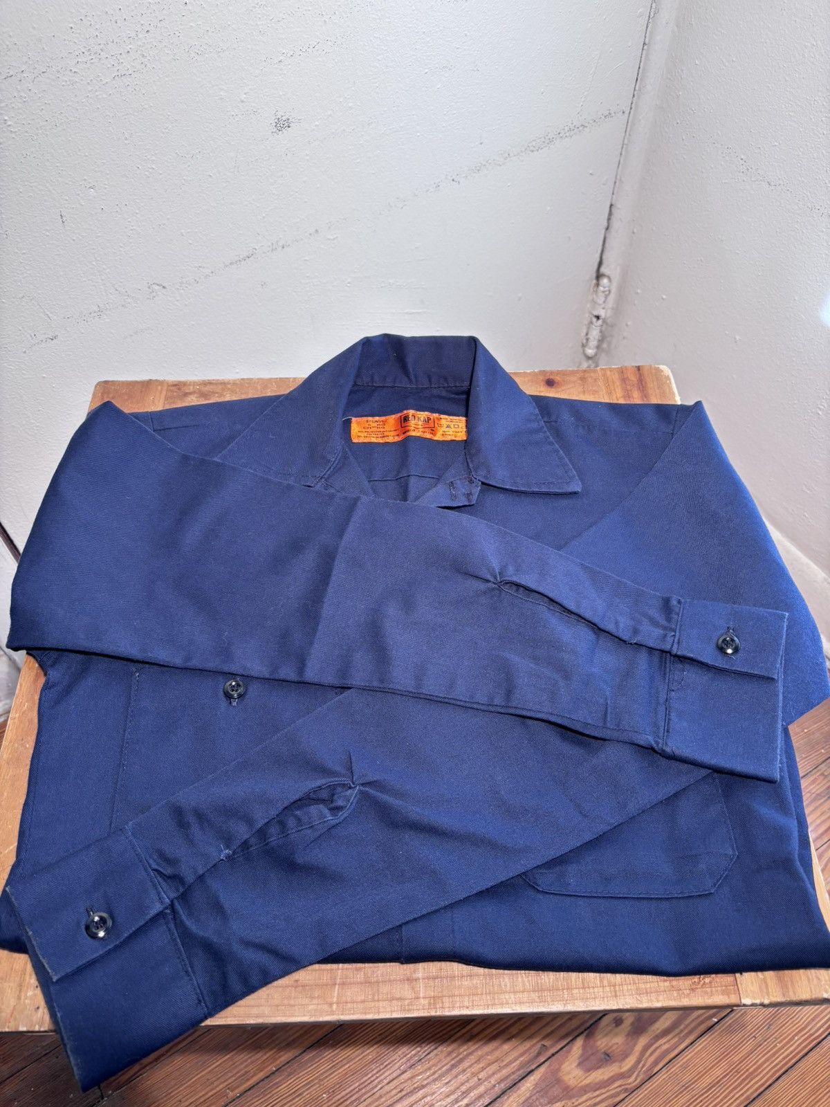 Red Kap Red Kap Long Sleeve Wrinkle Resistant Cotton Work Shirt Size US S / EU 44-46 / 1 - 8 Thumbnail