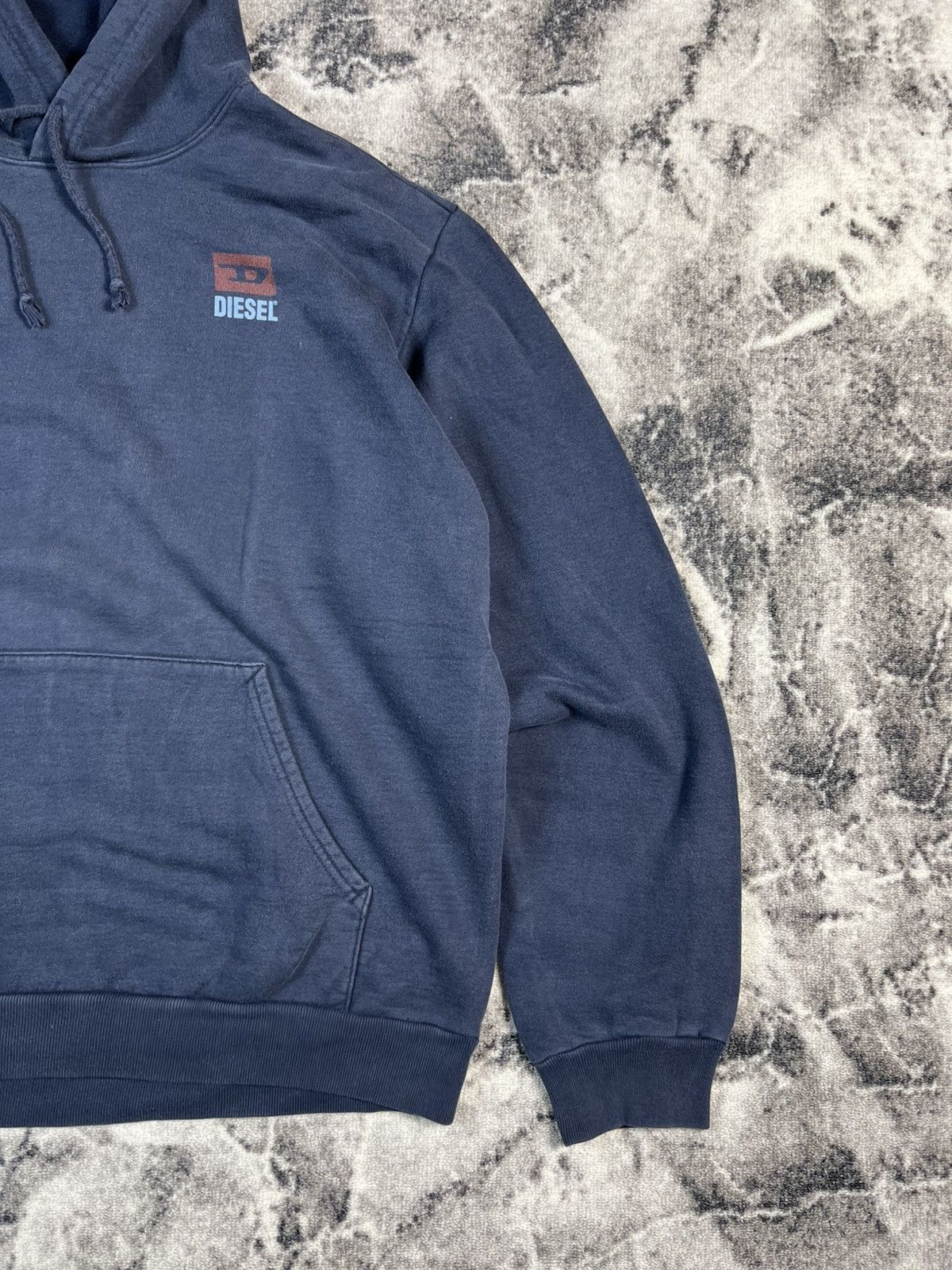 Diesel Diesel Hoodie Faded Navy Pullover XL Size US XL / EU 56 / 4 - 3 Thumbnail