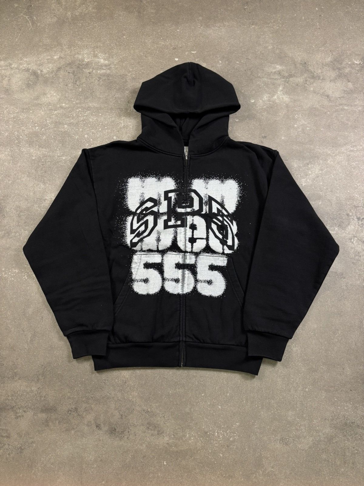Sp5der Sp5der SP555 Zip Hoodie, Black Size US M / EU 48-50 / 2 - 1 Thumbnail