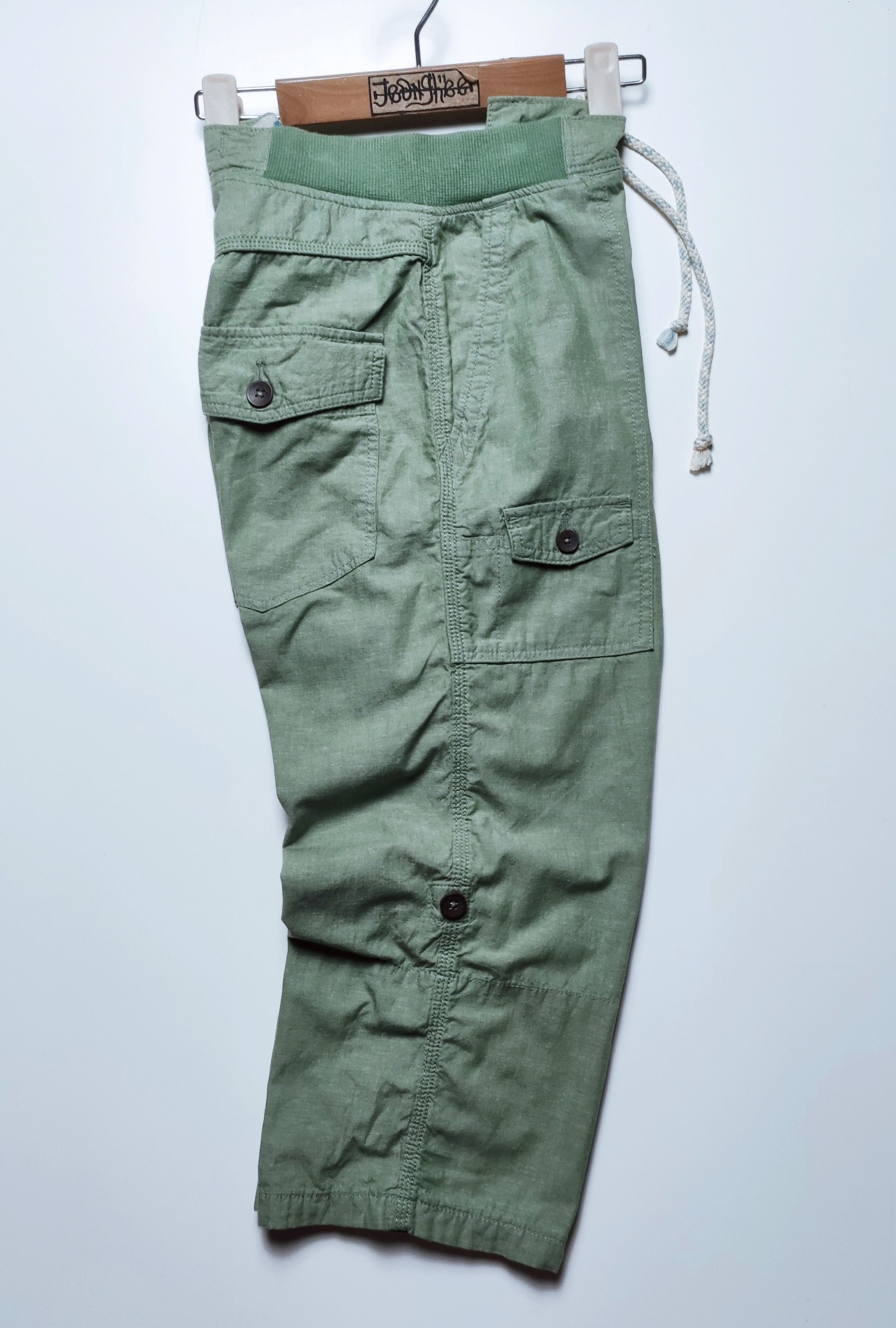 Japanese Brand Back Number Army Inspired Multipocket Cargo 3/4 Bush Pants Size US 33 - 2 Thumbnail