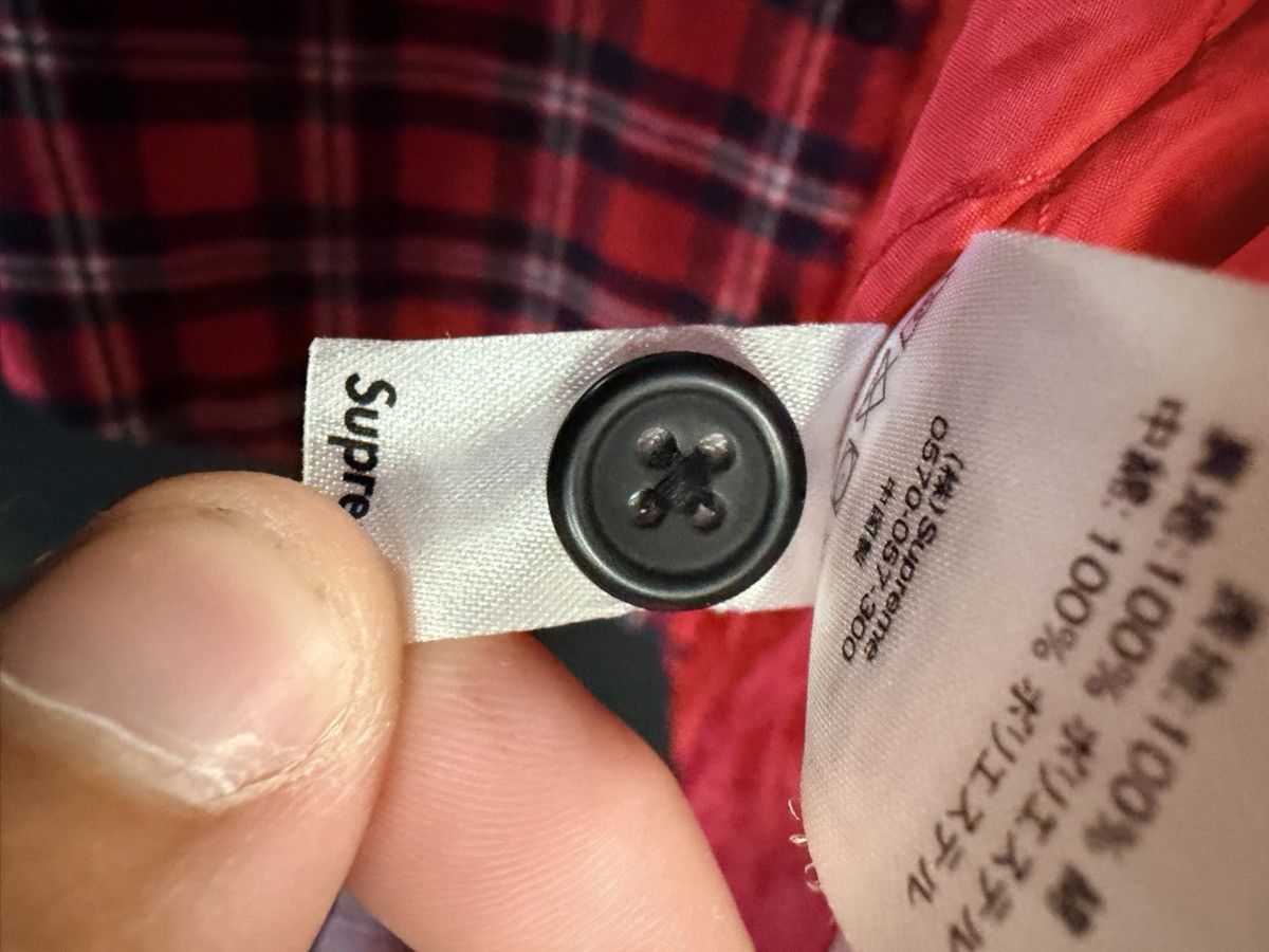 Supreme Supreme plaid insulated button up flannel Size US S / EU 44-46 / 1 - 6 Thumbnail