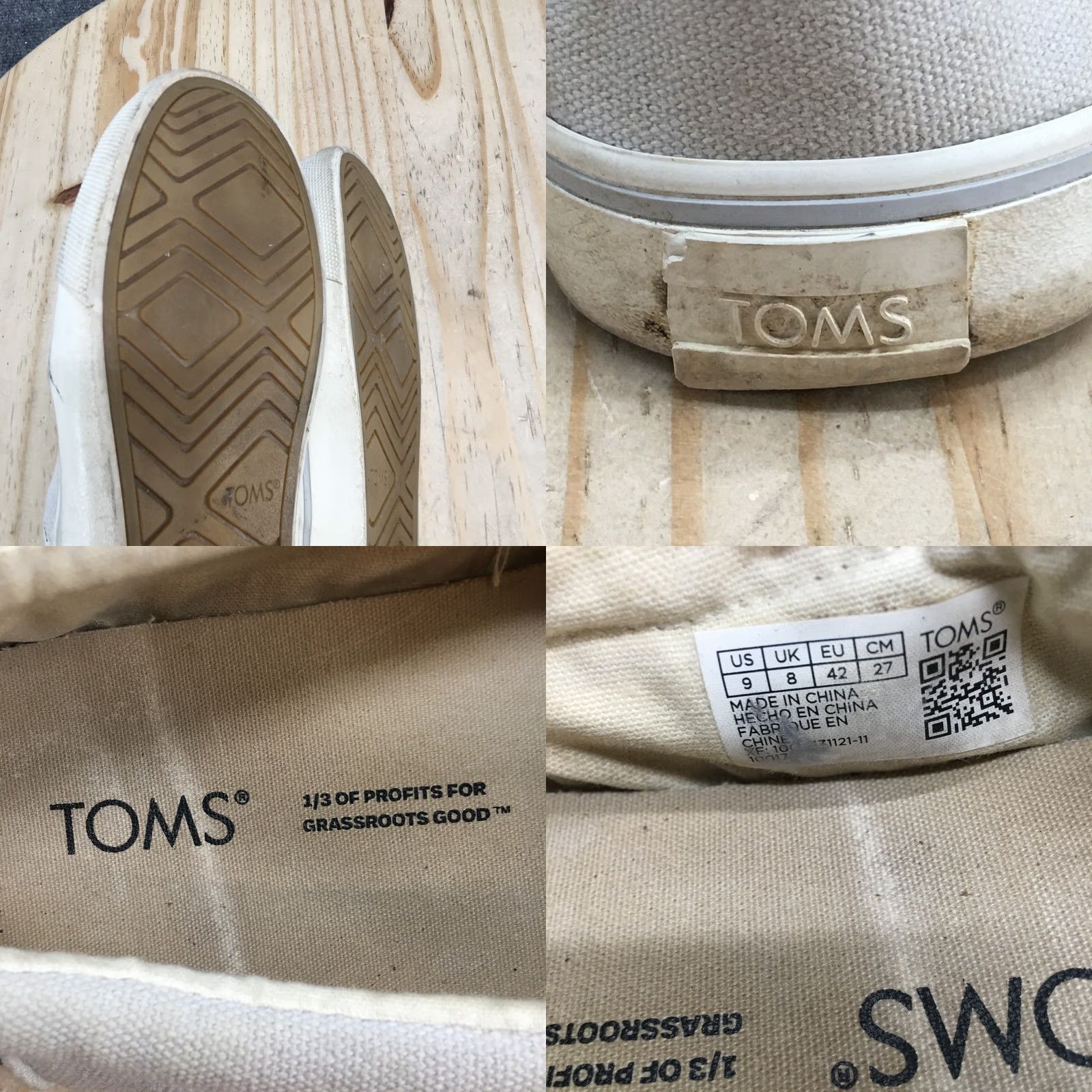 Toms TOMS Shoes Mens 9 Alpargata Fenix Casual Slip On Low Top Sneakers Gray Colorfully Minimalist Comfort Breathable Canvas Flat Footwear Mens Size US M / EU 48-50 / 2 - 9 Thumbnail