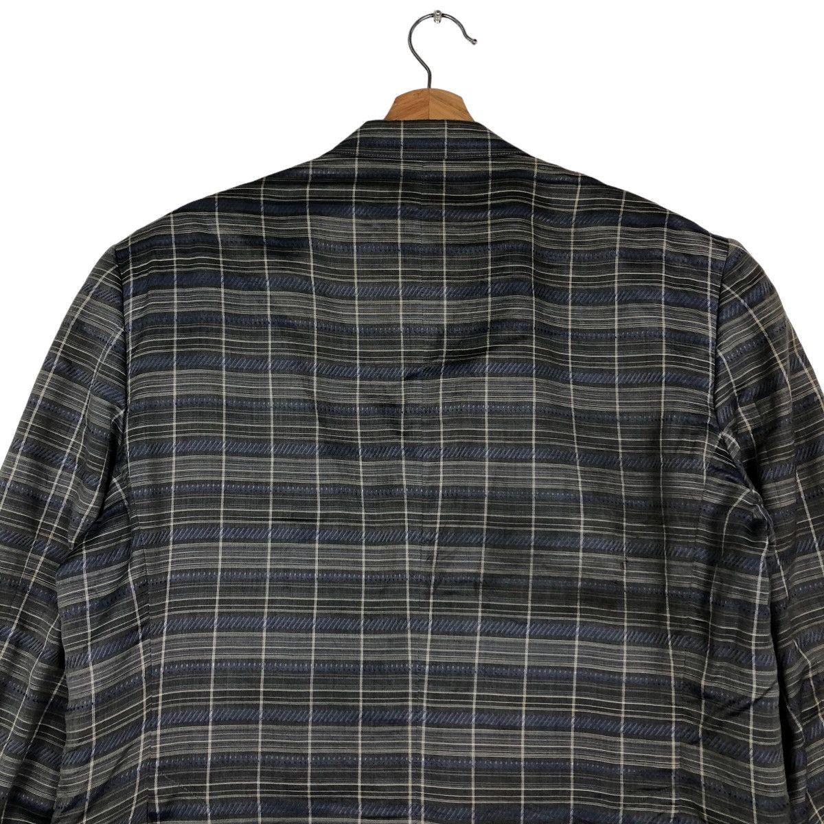 Japanese Brand 🔥Vintage Lanvin Paris Double Breast Tartan Design Coats Size US M / EU 48-50 / 2 - 9 Thumbnail