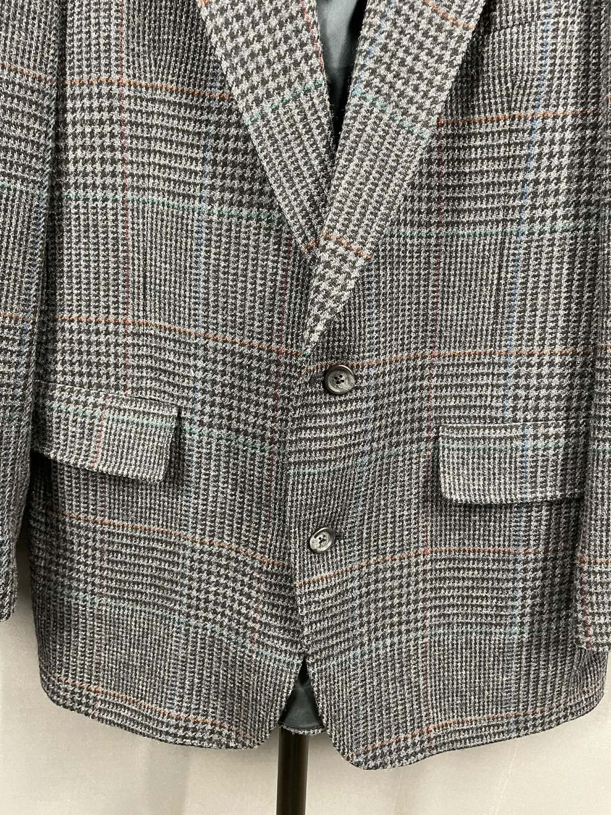 Other Hart Schaffner Marx Glen Plaid Wool Blazer 44R USA Size 44R - 9 Thumbnail