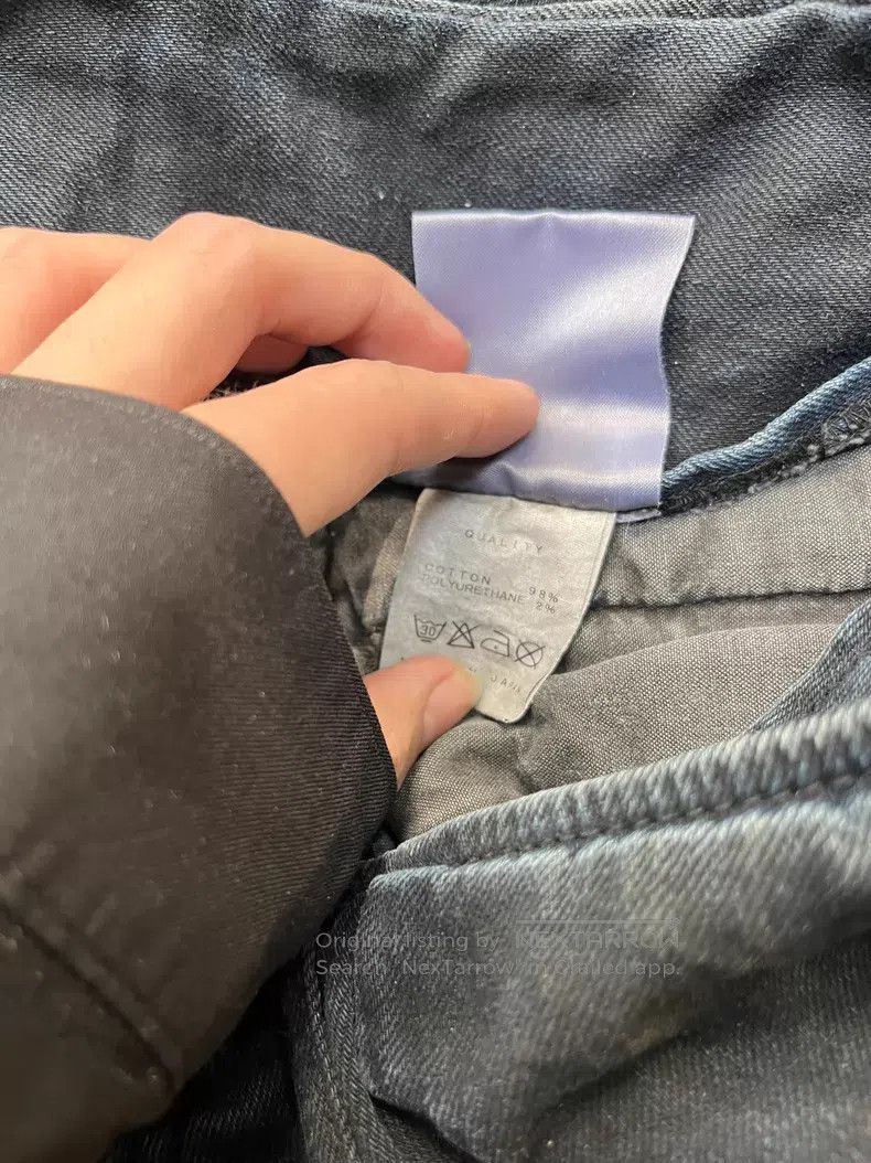 Julius Julius size:1 Blue-Black Dyed Bullet Pants Size US 26 / EU 42 - 6 Thumbnail