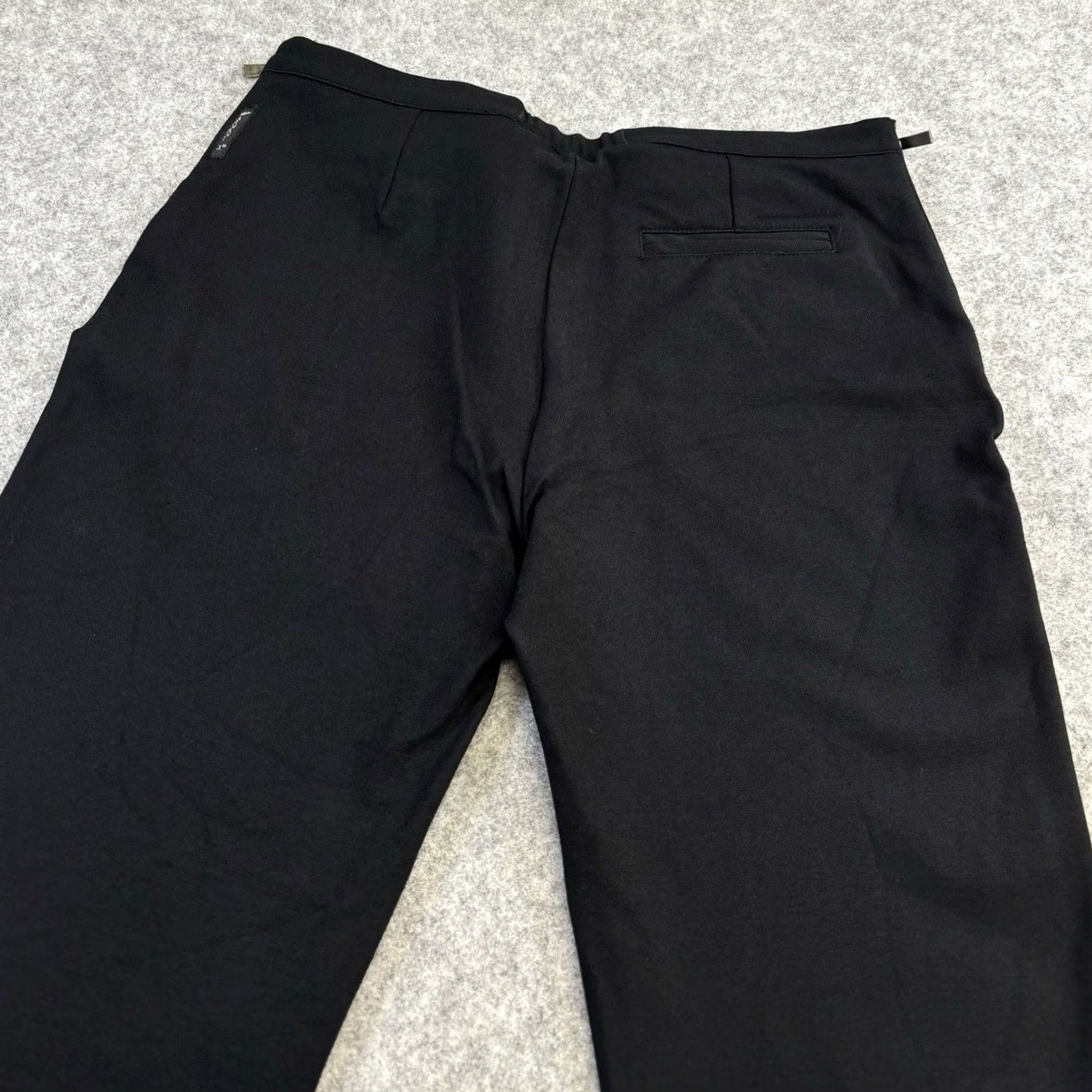 Armani VINTAGE ARMANI Trousers Womens UK12 Black Waist Zips 30" Inner Leg Italy Dry Clean Only Size 34" / US 12 / IT 48 - 4 Thumbnail