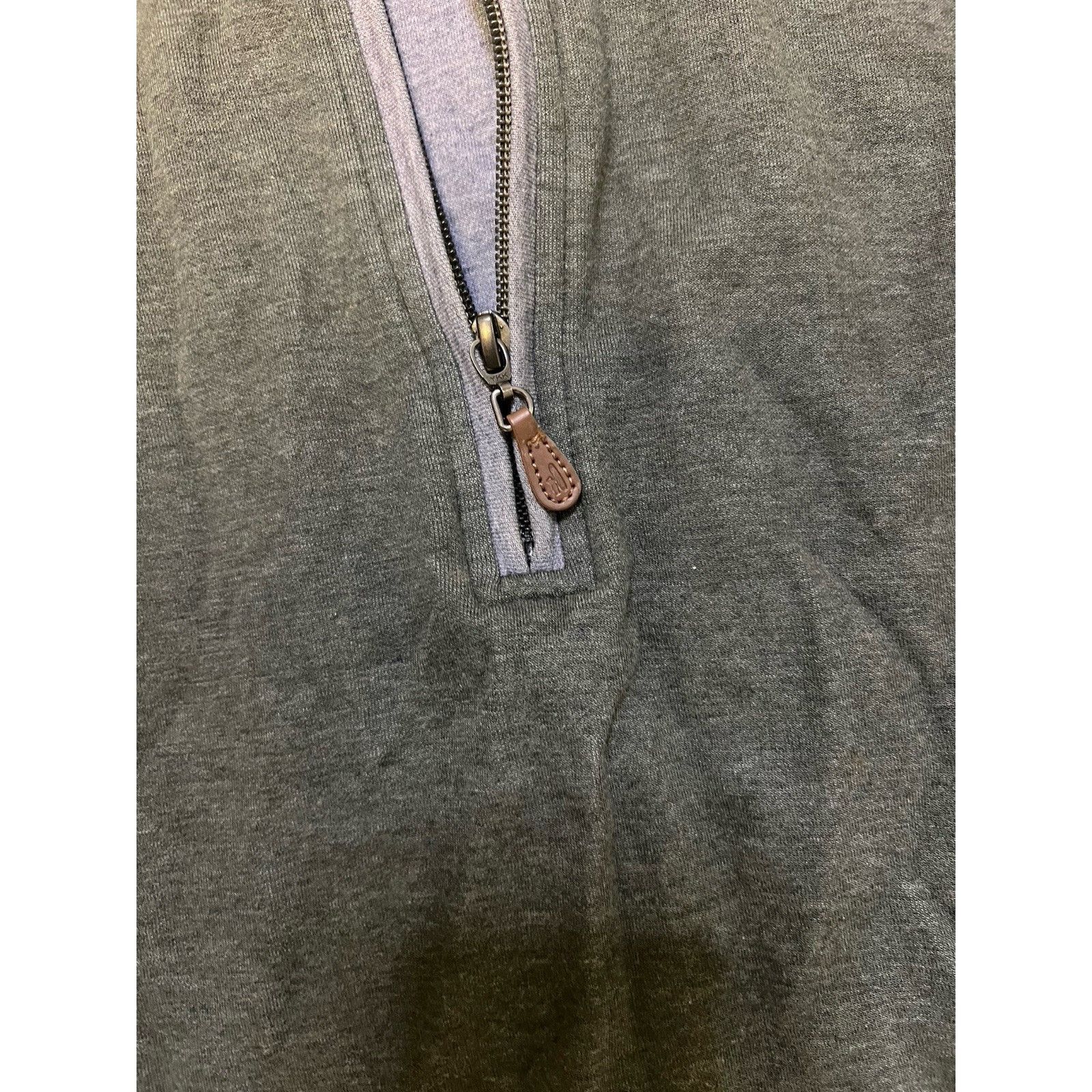 johnnie-O Johnnie O Quarter Zip Pullover XL Gray Performance Size US XL / EU 56 / 4 - 4 Thumbnail