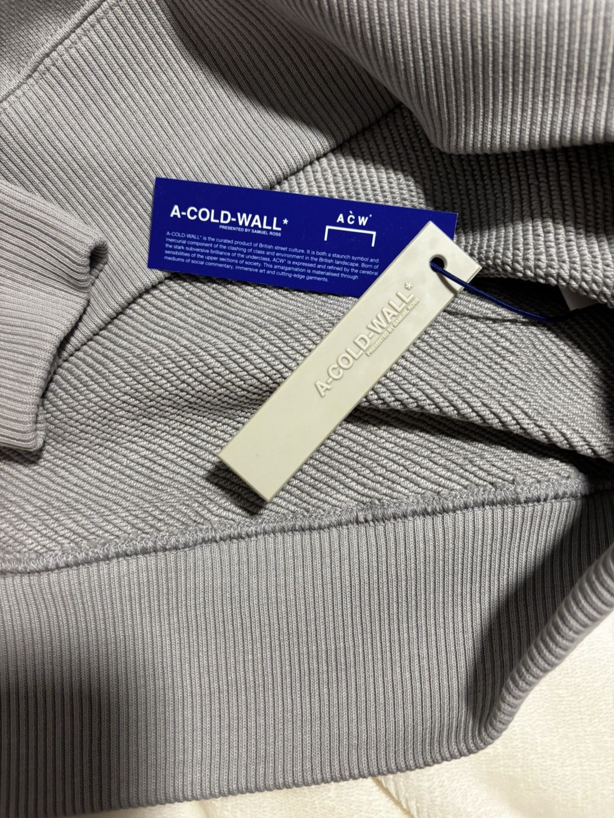 A-COLD-WALL* A COLD WALL Gray Knit Sweater Size US M / EU 48-50 / 2 - 2 Thumbnail