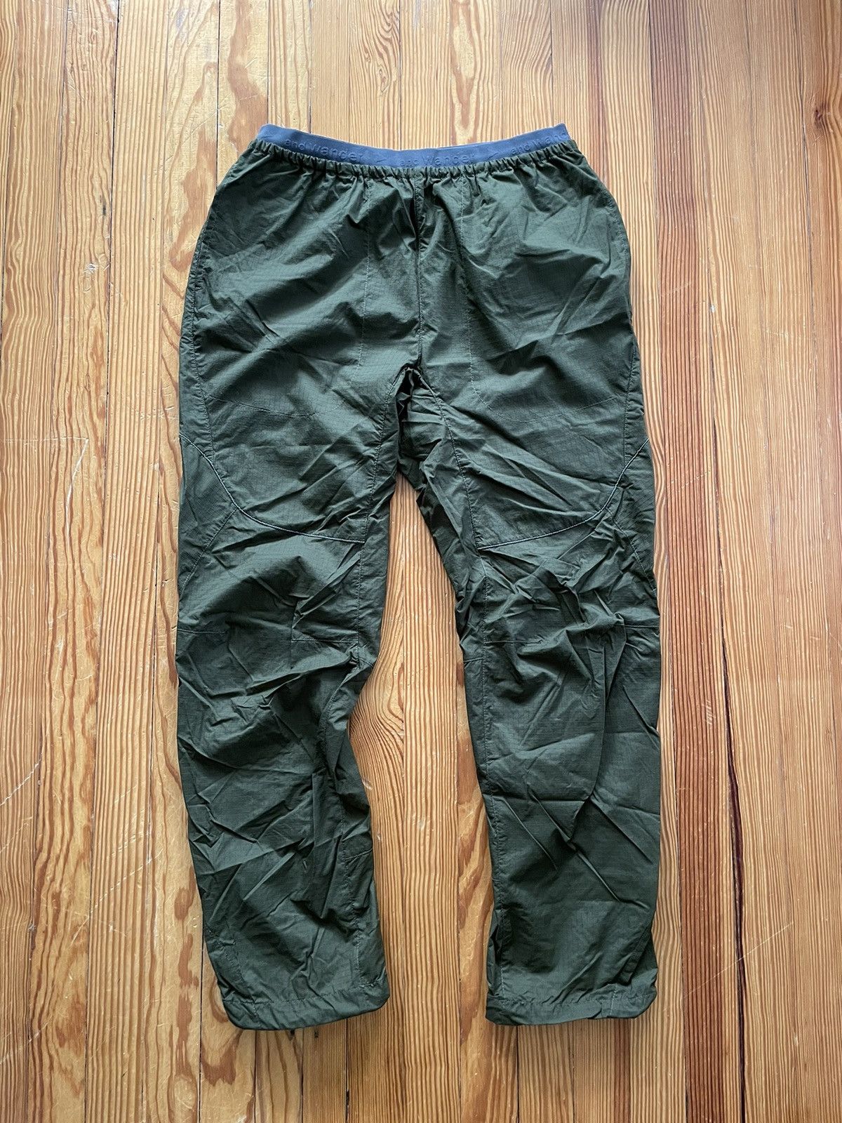 And Wander And Wander Breath Rip Ultralight Ripstop Track Pants Olive Size US 32 / EU 48 - 1 Thumbnail