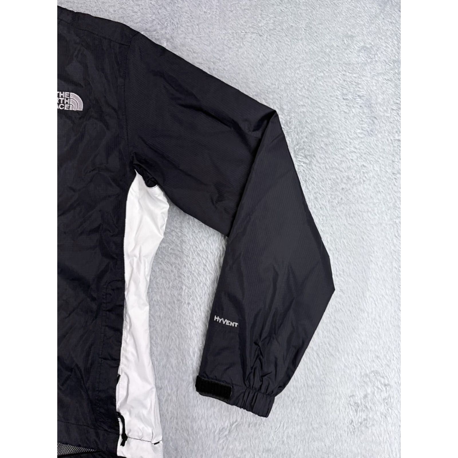 The North Face The North Face Jacket Women Small Black HyVent Full Zip Hooded Nylon Shell Size S / US 4 / IT 40 - 3 Thumbnail