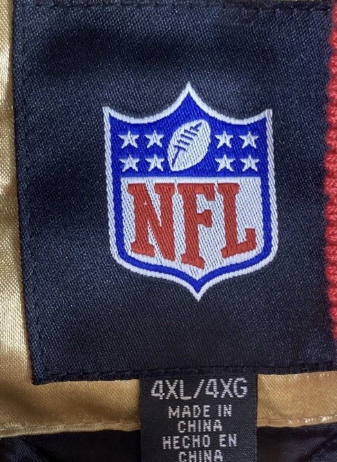 Other NFL Men's San Francisco 49ers Gold Bomber Jacket NWT SZ 4XL Size US XXL / EU 58 / 5 - 6 Thumbnail