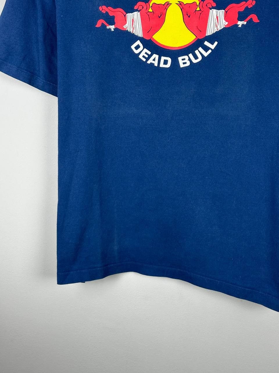 Vintage Vintage 90s Y2K Unfledged Parody Spoof Red Dead Bull T-Shirt Size US M / EU 48-50 / 2 - 6 Thumbnail