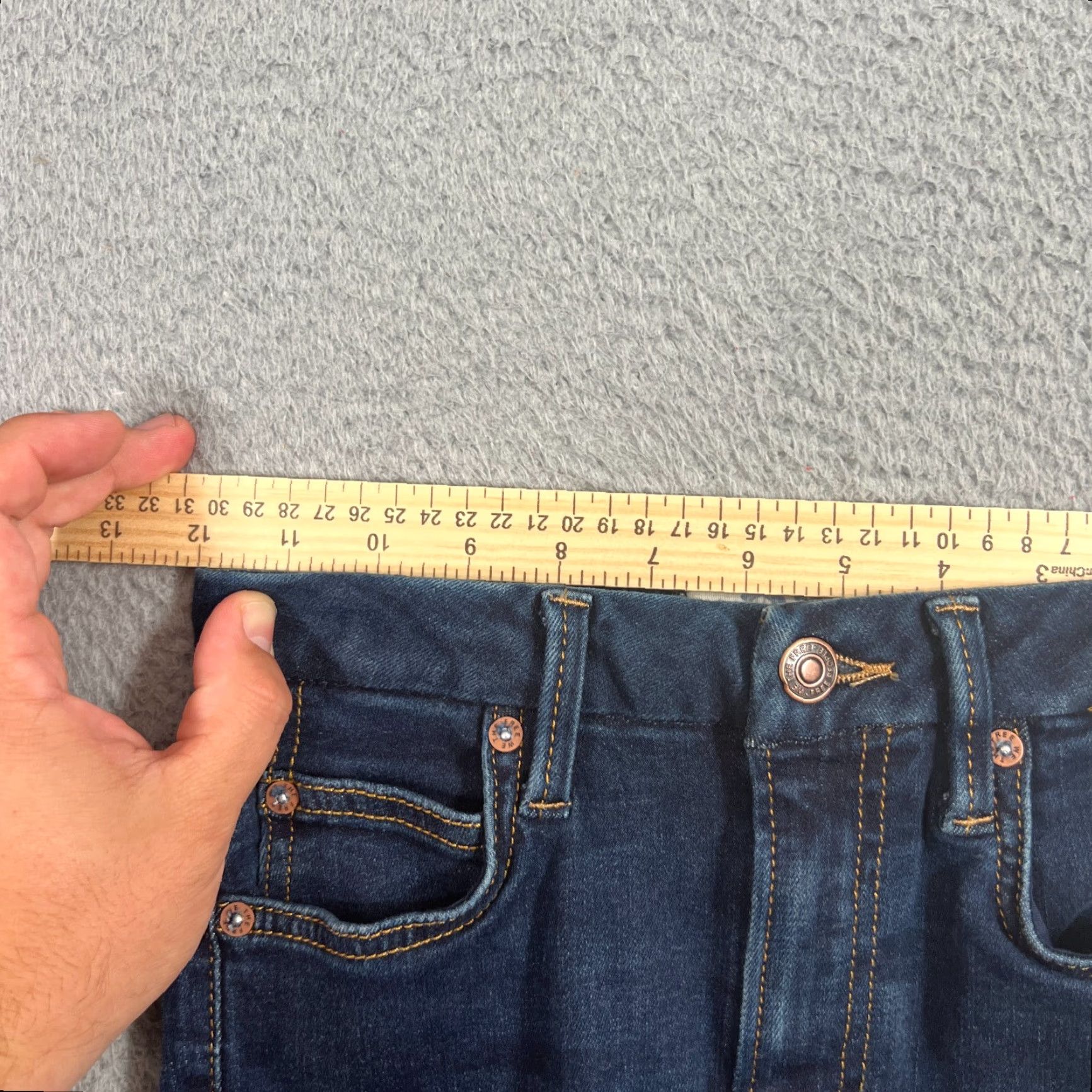 Free People Vintage Free People We the Free Women’s Skinny Jeans Size 25 Denim Boho Casual Size 42" / US 20 - 4 Thumbnail