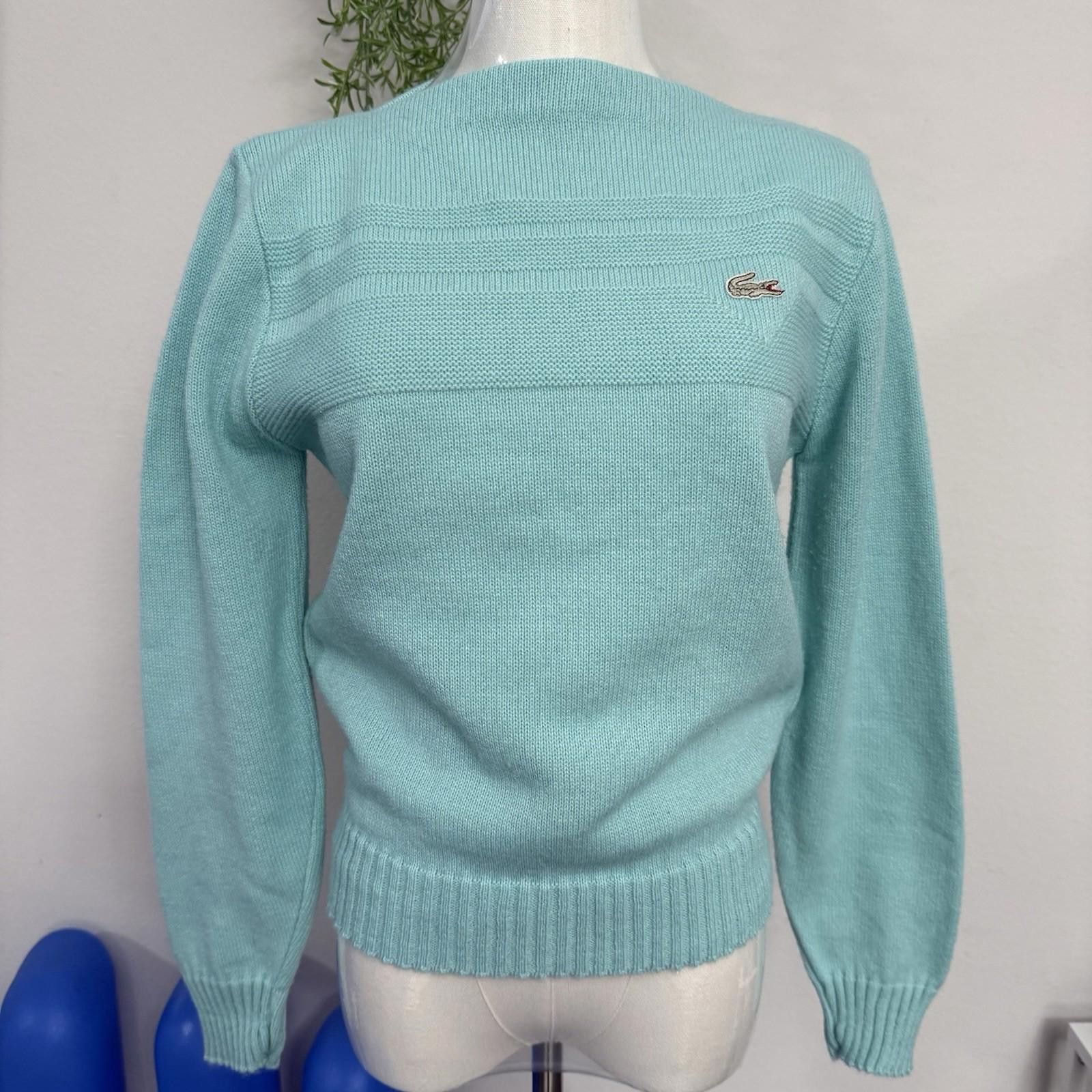 Lacoste Vintage 1970s Haymaker Lacoste Acrylic Pullover Sweater Size M / US 6-8 / IT 42-44 - 1 Thumbnail