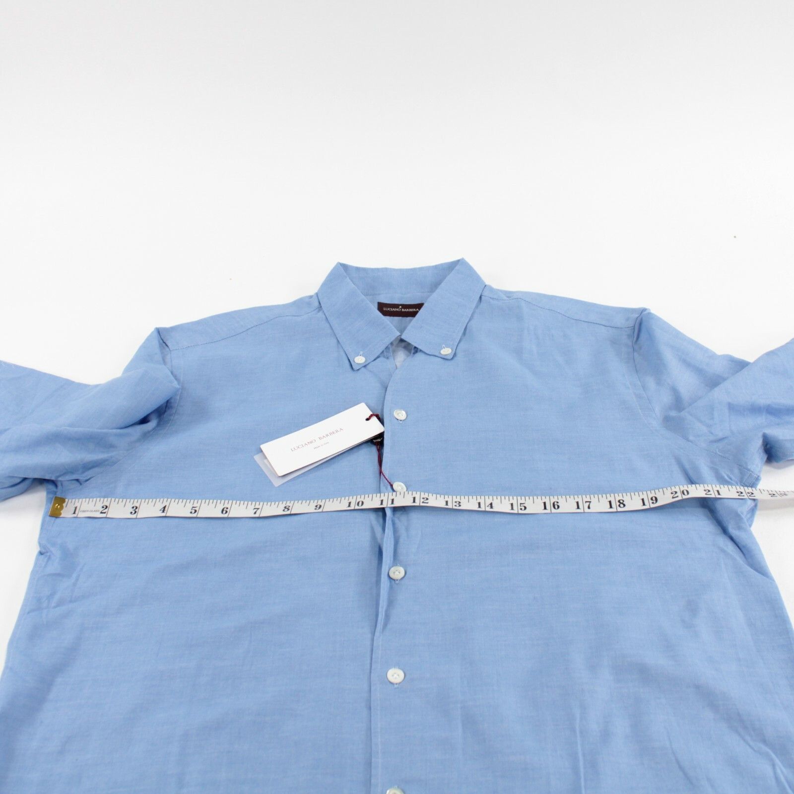 Luciano Barbera Luciano Barbera New with tags Shirt Size L US In Blue Size US L / EU 52-54 / 3 - 6 Thumbnail