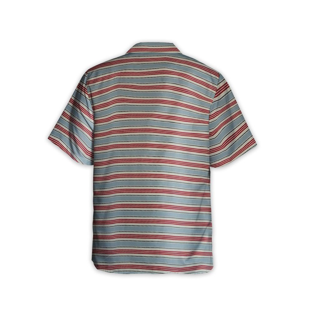 Designer Striped Cotton & Bowling Shirt Size US L / EU 52-54 / 3 - 2 Thumbnail