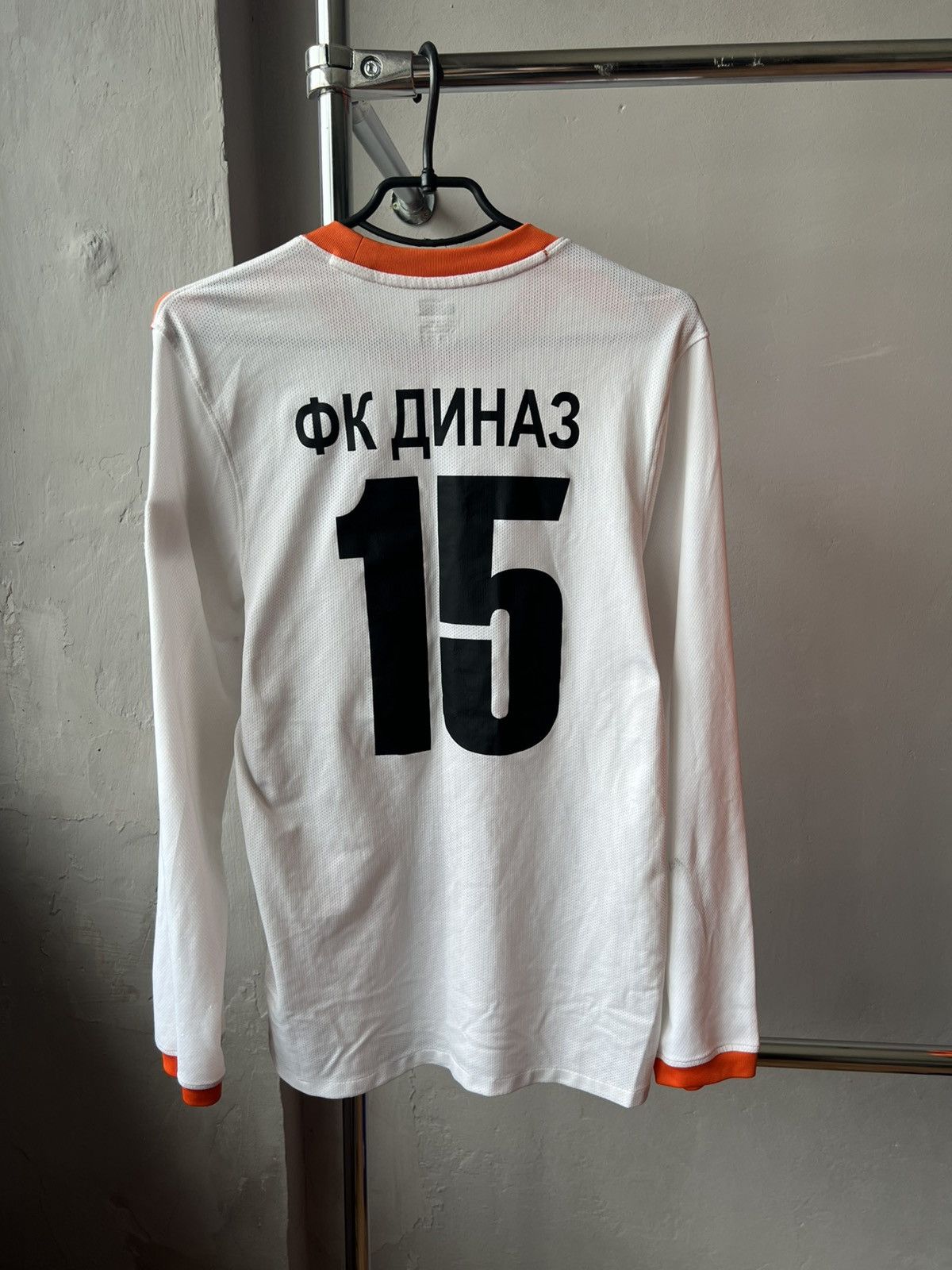 Nike 2010 DINAZ VYSHGOROD UKRAINE #15 MATCH WORNSOCCER JERSEY SET Size US M / EU 48-50 / 2 - 14 Thumbnail