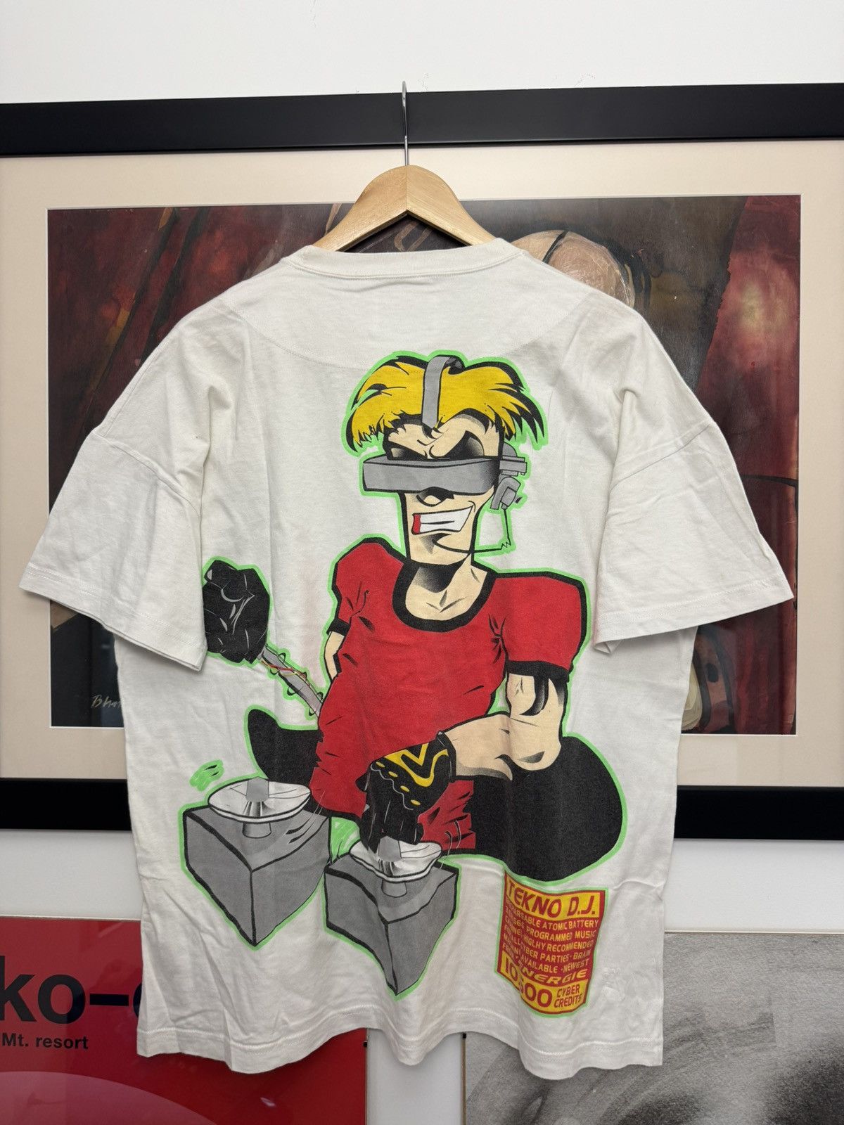 Energie Vintage Energie Comics Tekno Techno DJ Cartoon Skate Rave Size US L / EU 52-54 / 3 - 1 Thumbnail
