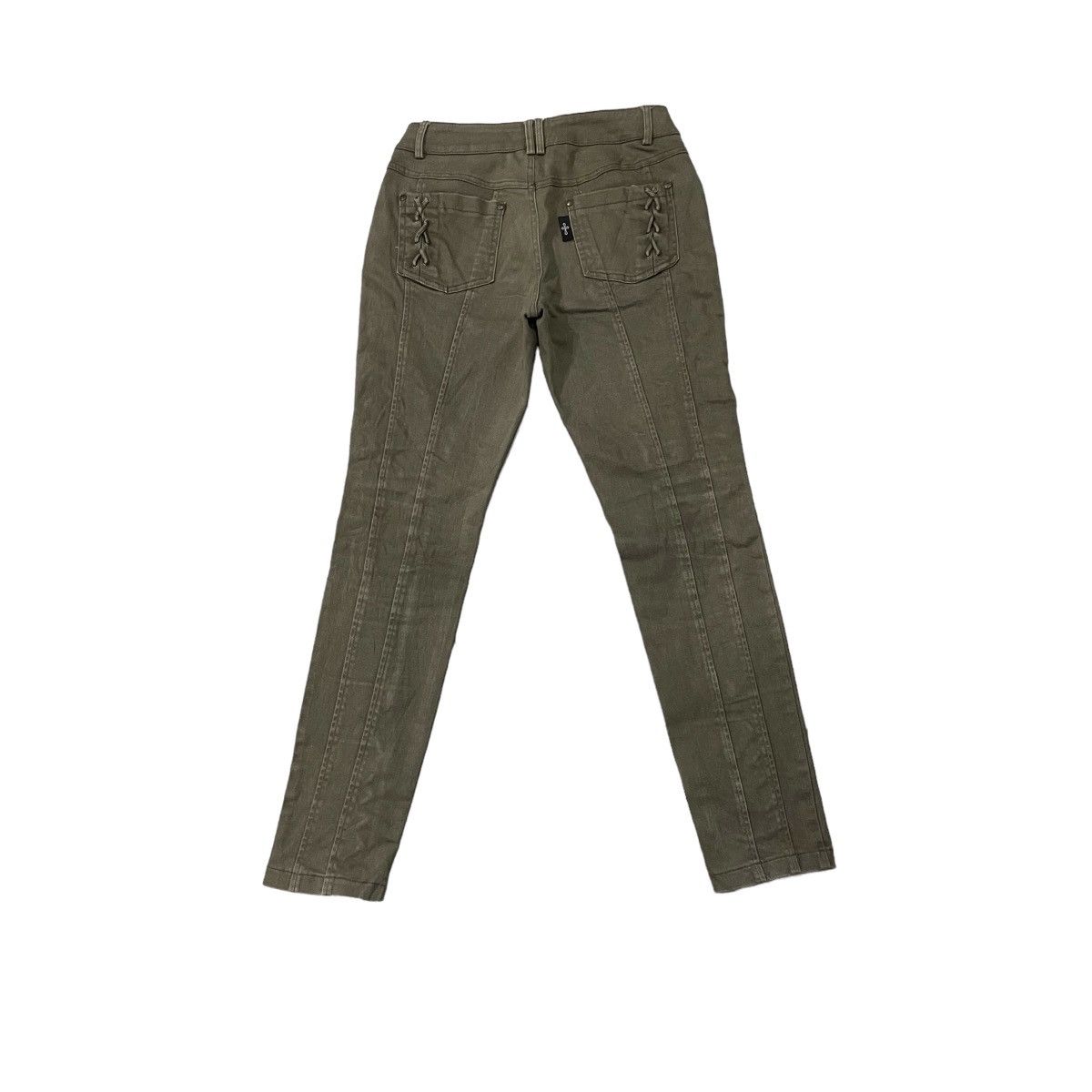 Le Grande Bleu (L.G.B.) Vintage Ozz Croce Kinky Seditionaries Stretchable Pants Size 29" - 9 Thumbnail