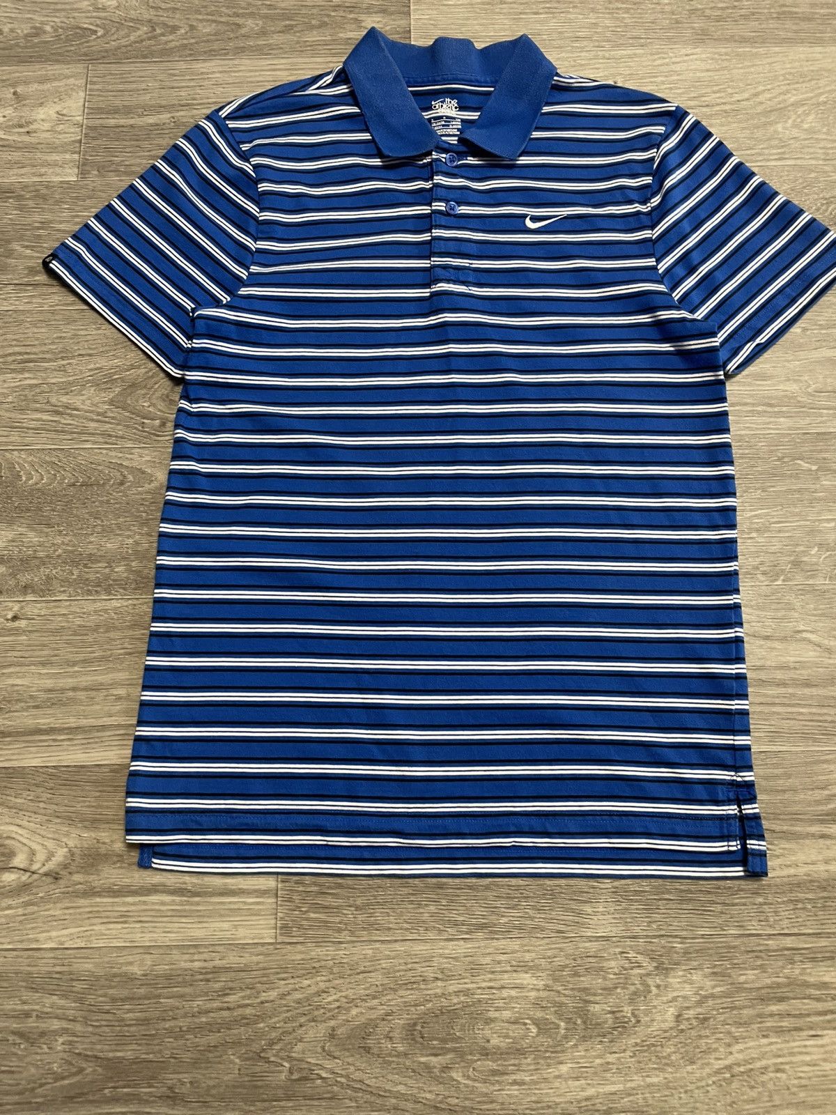 Nike Vintage Nike Striped Polo Shirt Y2K Size US S / EU 44-46 / 1 - 3 Thumbnail