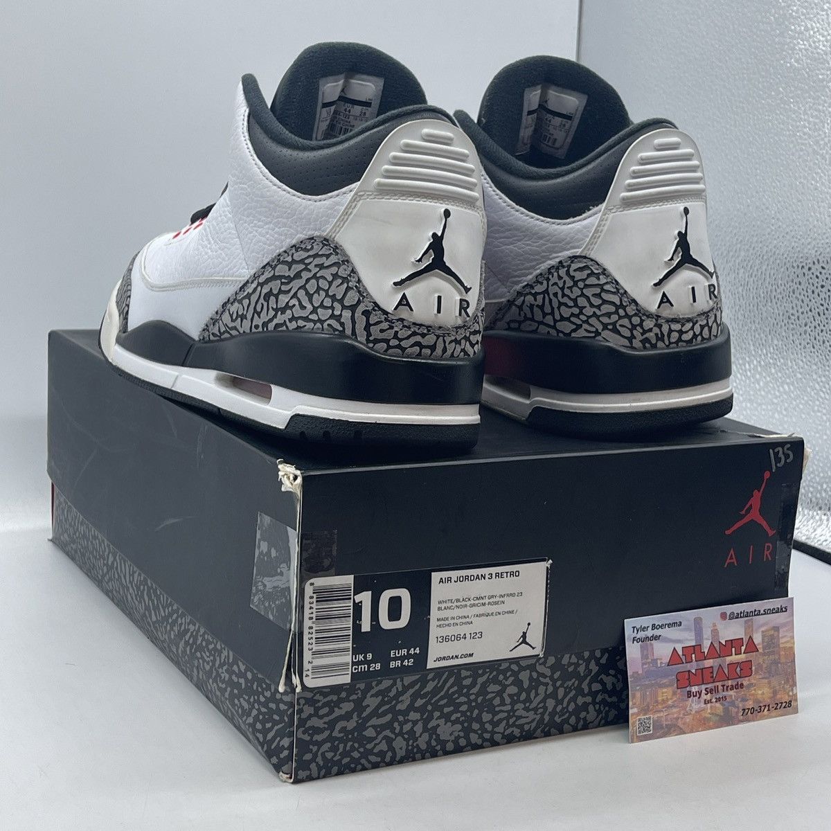 Jordan Brand Air Jordan 3 infrared 23 Size US 10 / EU 43 - 4 Thumbnail