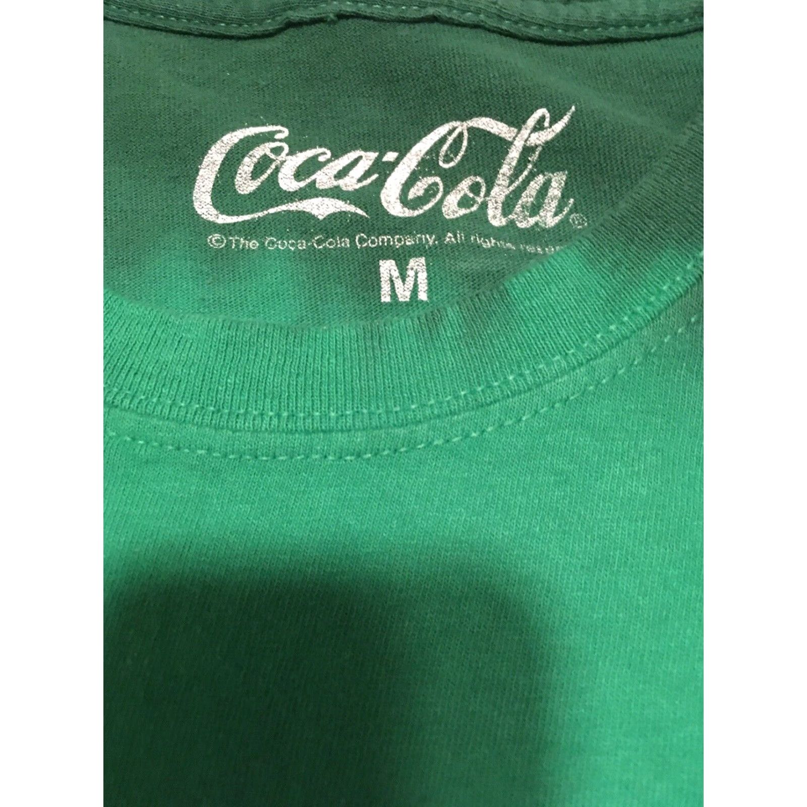 Vintage VINTAGE Coca-Cola T-Shirt Tie Dye Green M Mens Regular Size M Shirt 90s Beverage Logo Tee Size US M / EU 48-50 / 2 - 3 Thumbnail