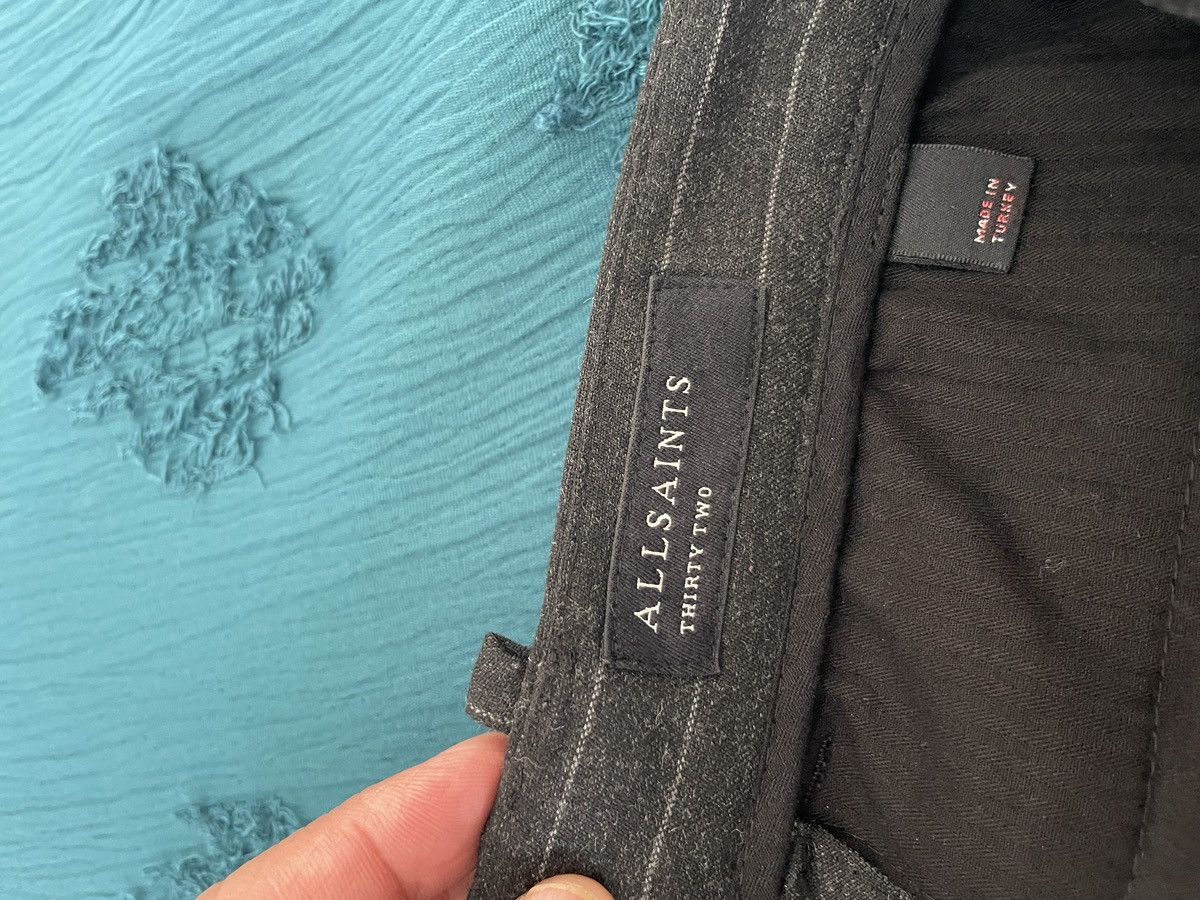Allsaints Dabin Trouser Tapered Cropped Fit w/ Cuffs Size US 34 / EU 50 - 9 Thumbnail