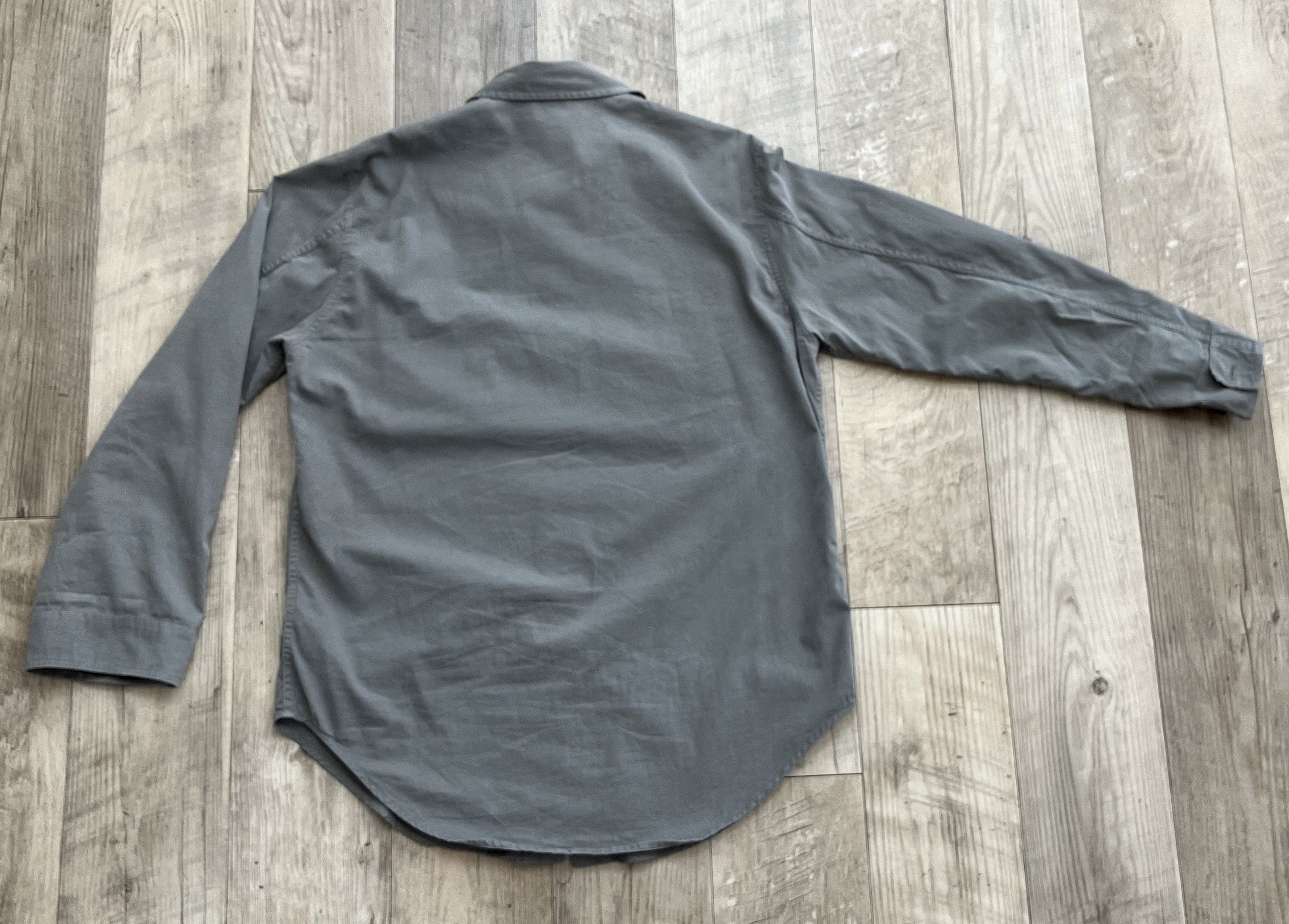 Stone Island Stone Island Vintage Zip Pocket Button Down LS Shirt L Gray Size US L / EU 52-54 / 3 - 3 Thumbnail