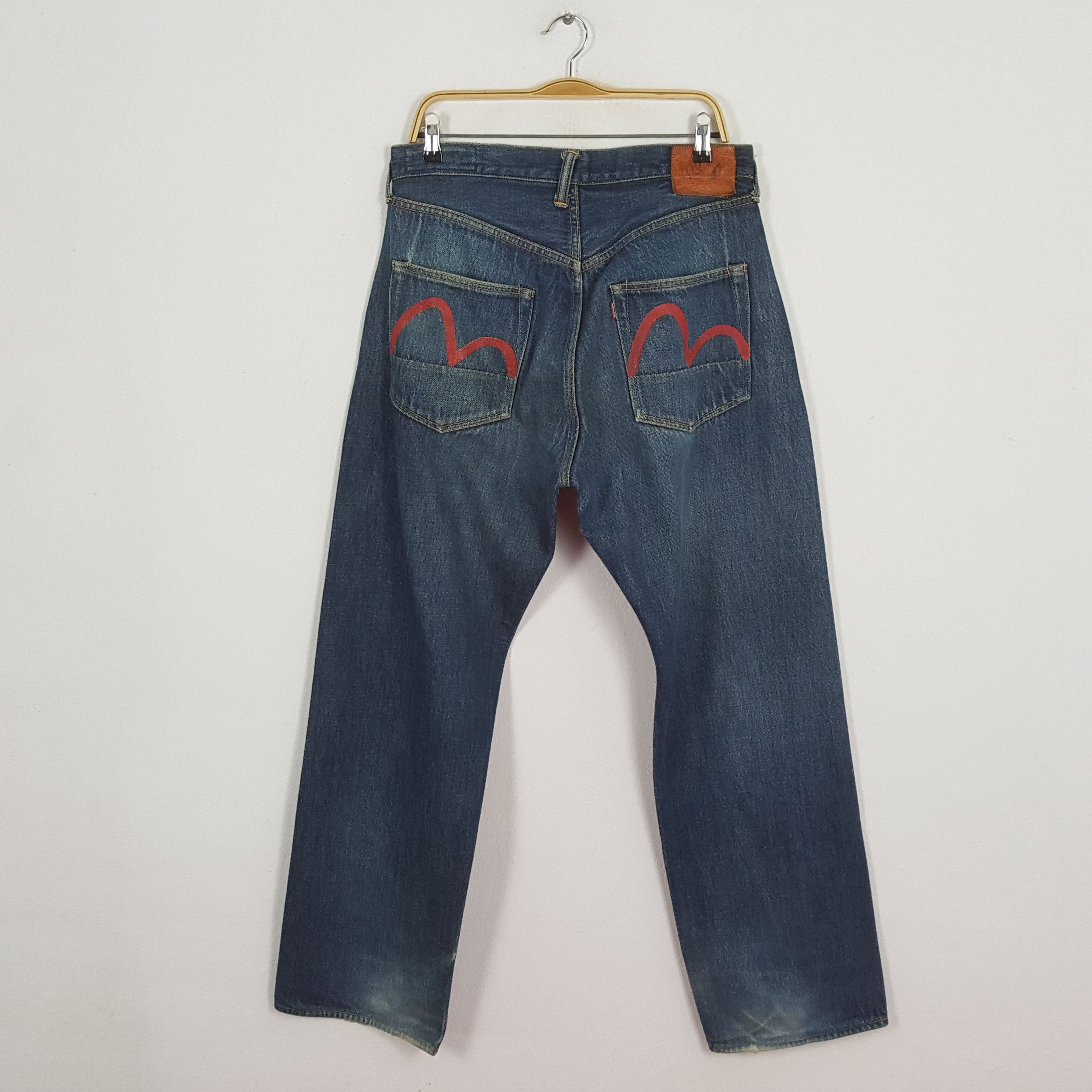 Evisu × Japanese Brand × Vintage Vintage EVISU Japanese Brand Daicock Custom Design Jeans Size US 32 / EU 48 - 4 Thumbnail