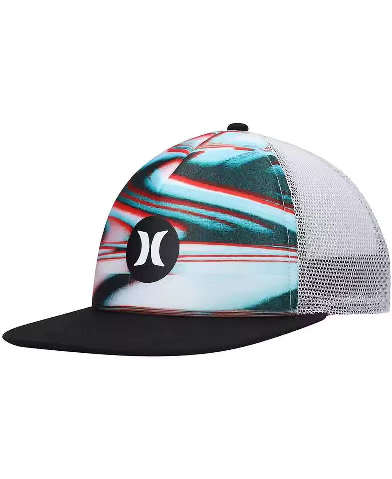 Other Hurley | Men's Black Balboa Trucker Snapback Hat Size ONE SIZE - 1 Thumbnail
