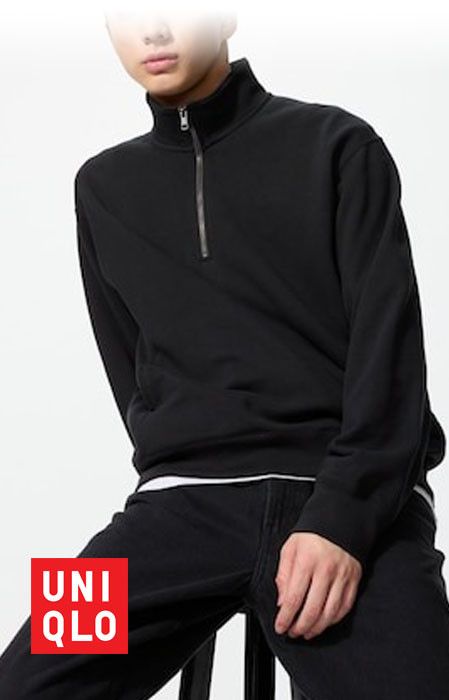Uniqlo Uniqlo Half Zip Pullover Sweatshirt Size US L / EU 52-54 / 3 - 1 Thumbnail