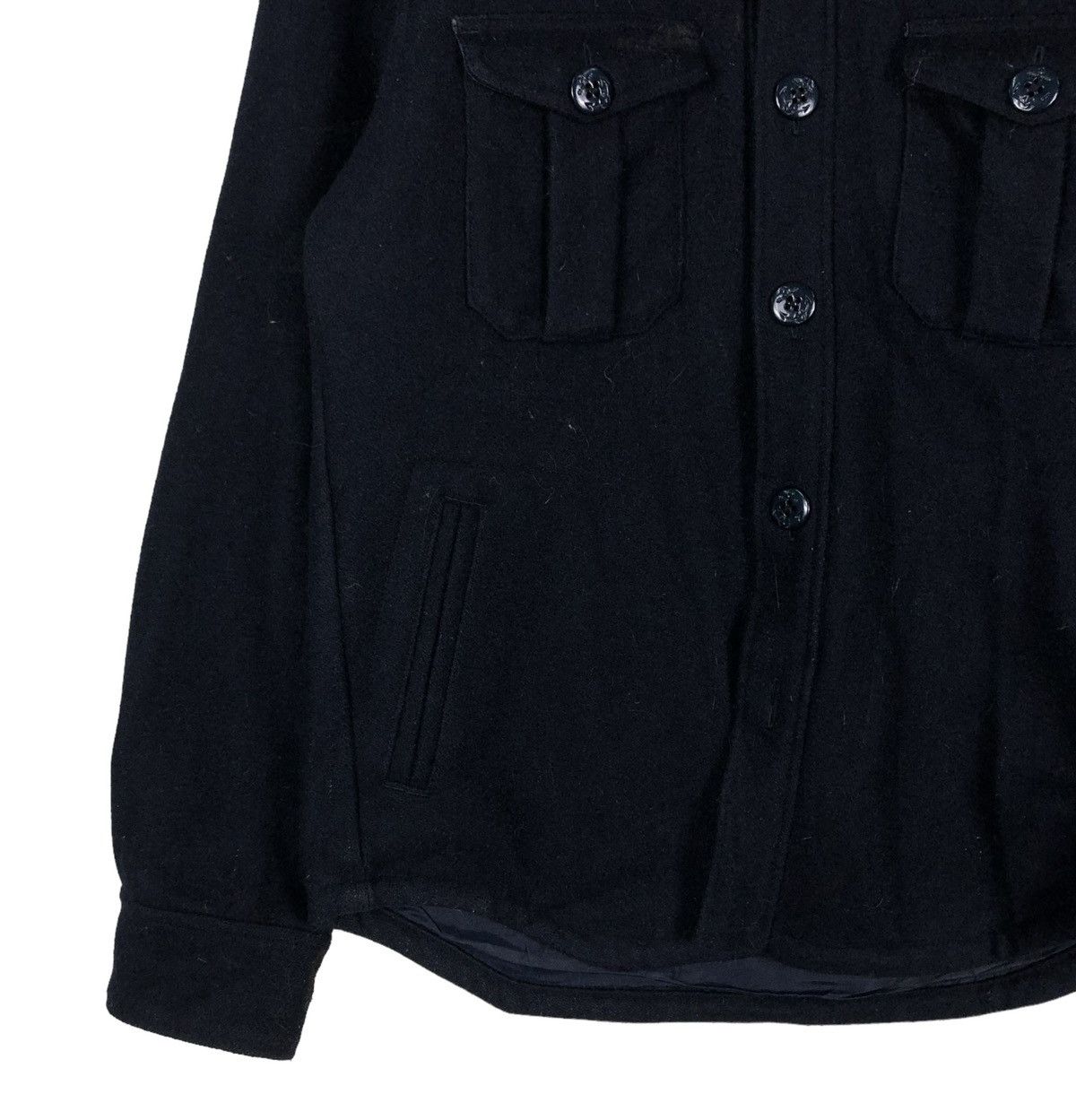 Japanese Brand 🔥VINTAGE BIKER WOOL JACKET BLUE PAINT UNION MADE JAPAN Size US L / EU 52-54 / 3 - 6 Thumbnail