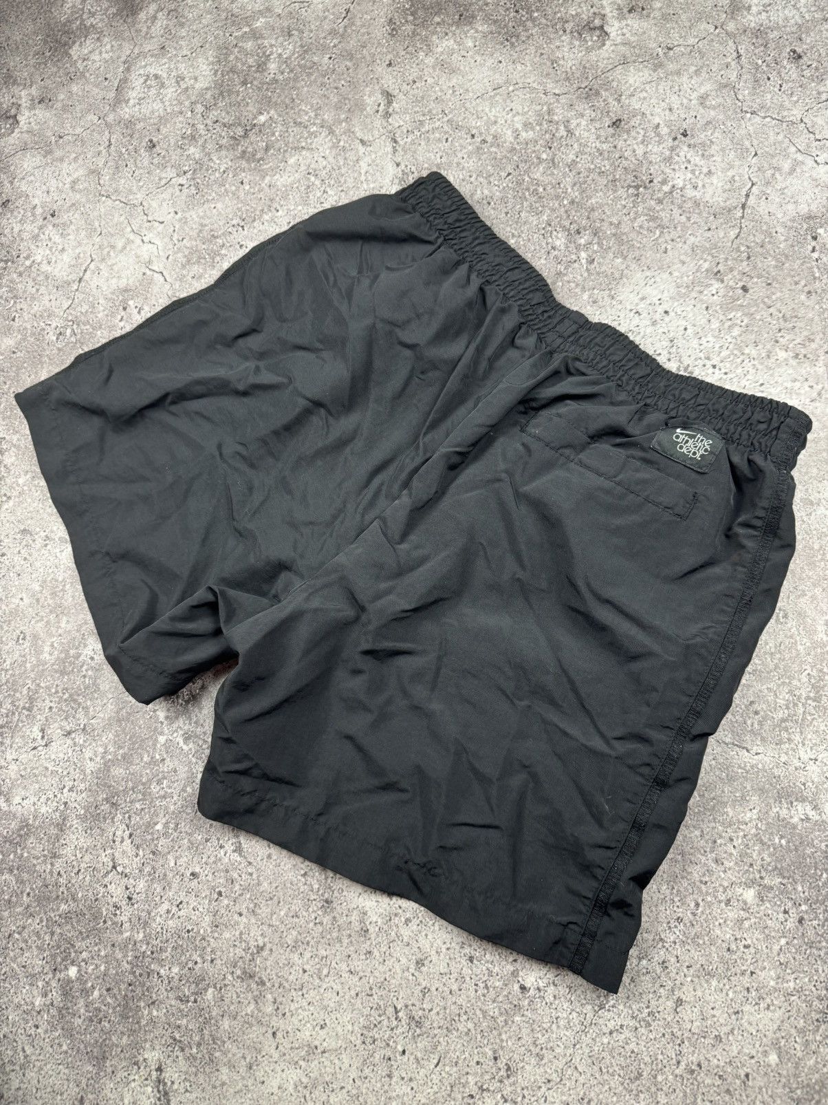 Nike × Vintage 90s Nike Vintage Nylon Shorts Drill Y2K Rare baggy Size US 34 / EU 50 - 3 Thumbnail