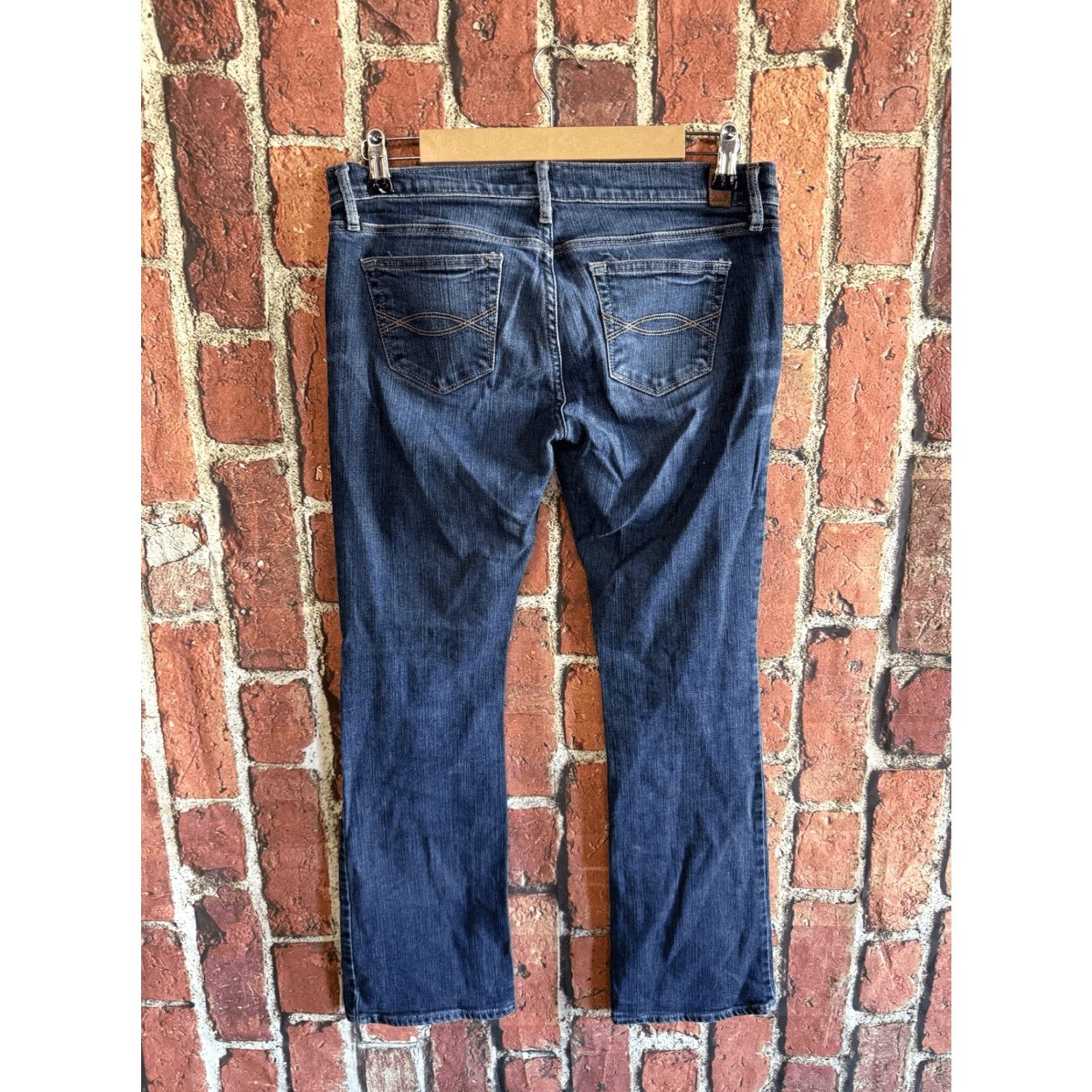 Abercrombie & Fitch VINTAGE Abercrombie & Fitch Womens Blue Denim Straight Leg Jeans Size 4 Short Size 27" / US 4 / IT 40 - 2 Thumbnail