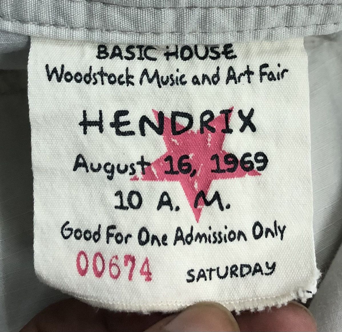 Vintage Basic House Woodstock Music And Art Fair Hendrix Cargo Pants Size US 35 - 21 Thumbnail