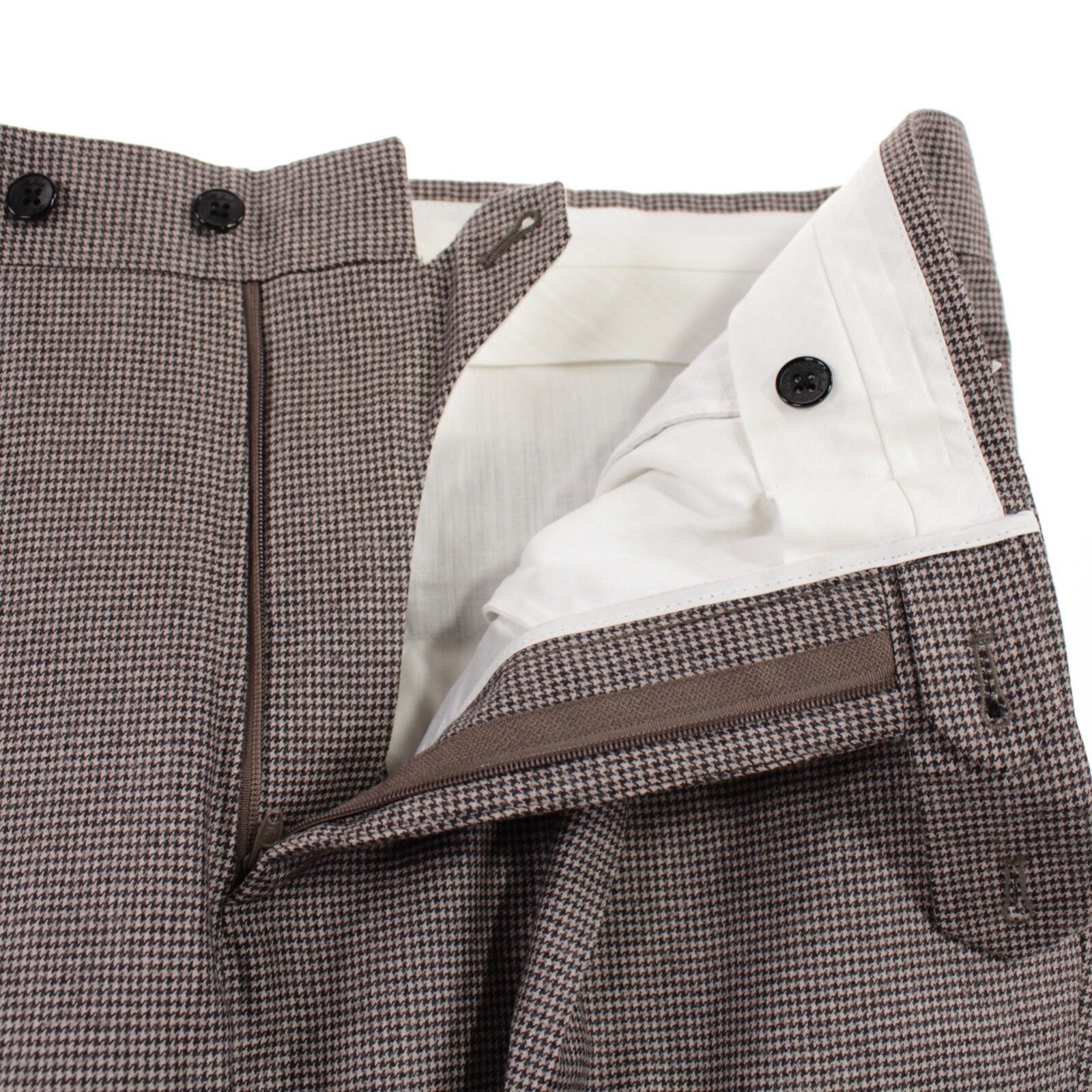 Belvest Belvest New with tags Dress Pants Size 34 US In Brown Size US 34 / EU 50 - 3 Thumbnail