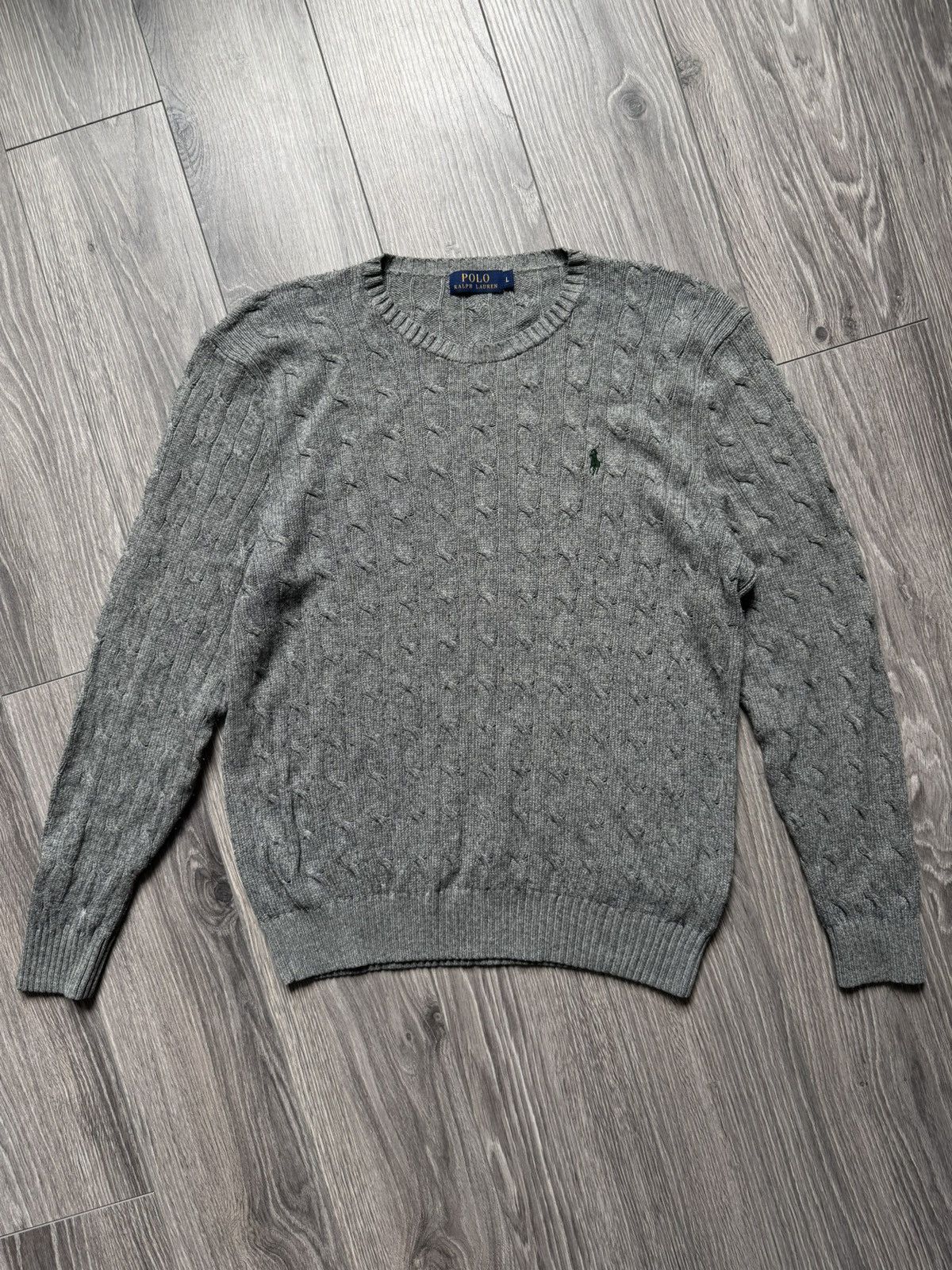 Polo Ralph Lauren Polo Ralph Lauren Gray silk knitted sweater L Size US L / EU 52-54 / 3 - 2 Thumbnail