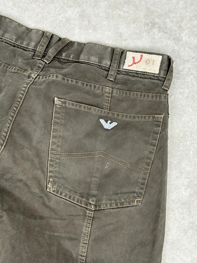 Armani 2000s Armani Olive Light Cozy Pants Size US 32 / EU 48 - 8 Thumbnail