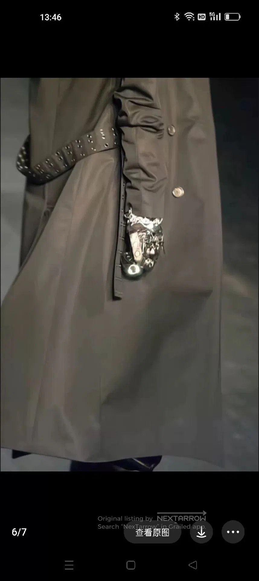 Dior 03AW Luster Trench Coat 46.