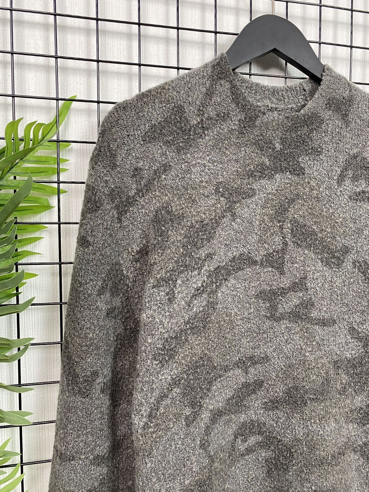 Allsaints × Designer AllSaints Camo sweater mohair men M size y2k Avant-garde Size US M / EU 48-50 / 2 - 4 Thumbnail