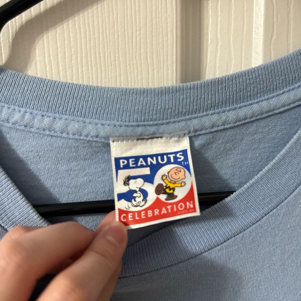 Peanuts × Vintage Vintage Peanuts Snoopy Christmas Santa and Reindeer Tee Size US XL / EU 56 / 4 - 4 Thumbnail