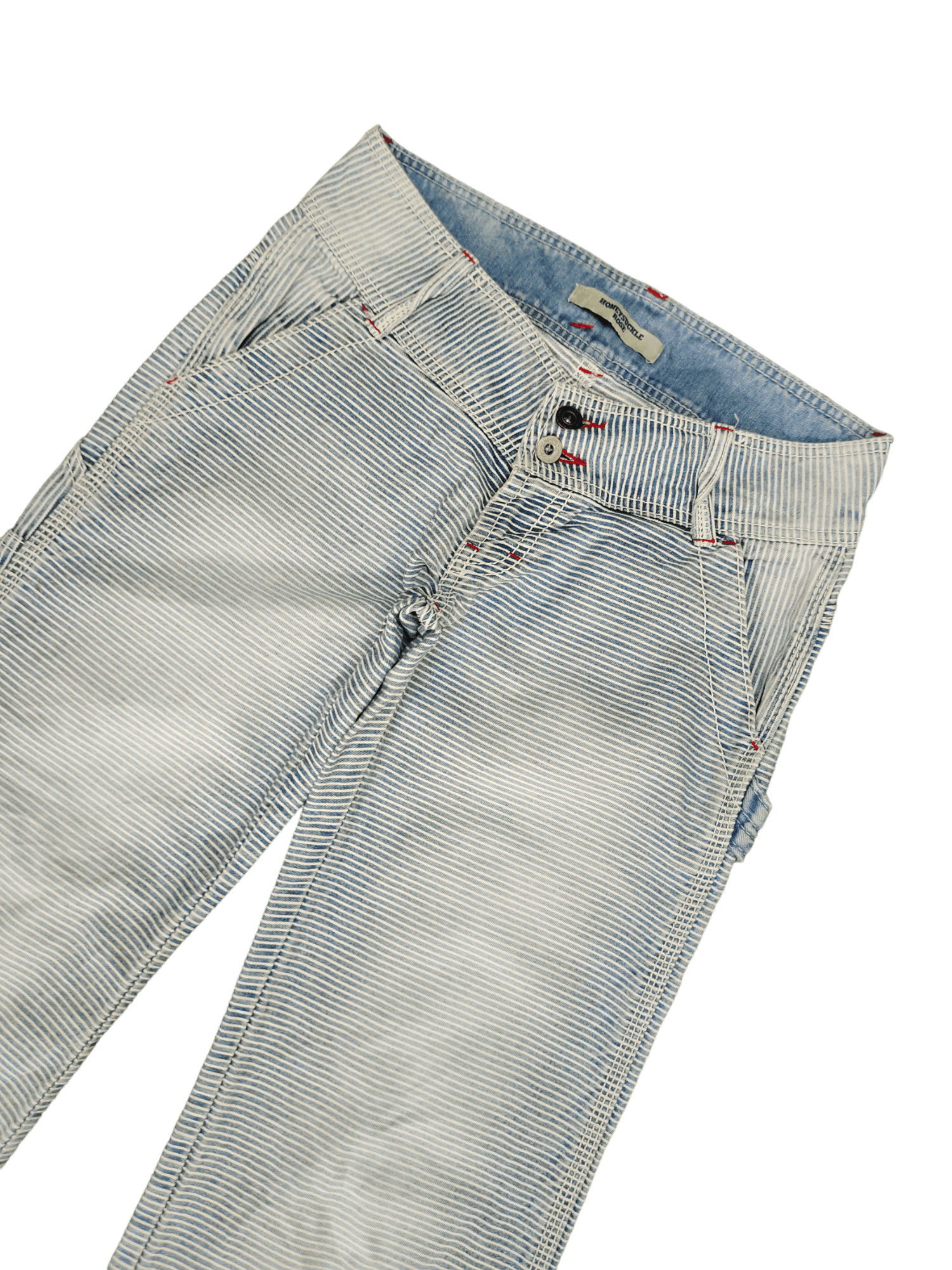 If Six Was Nine Baggy Flare Jeans Honeysuckle Rose Low Rise Boot Cut Y2k Size US 29 - 3 Thumbnail