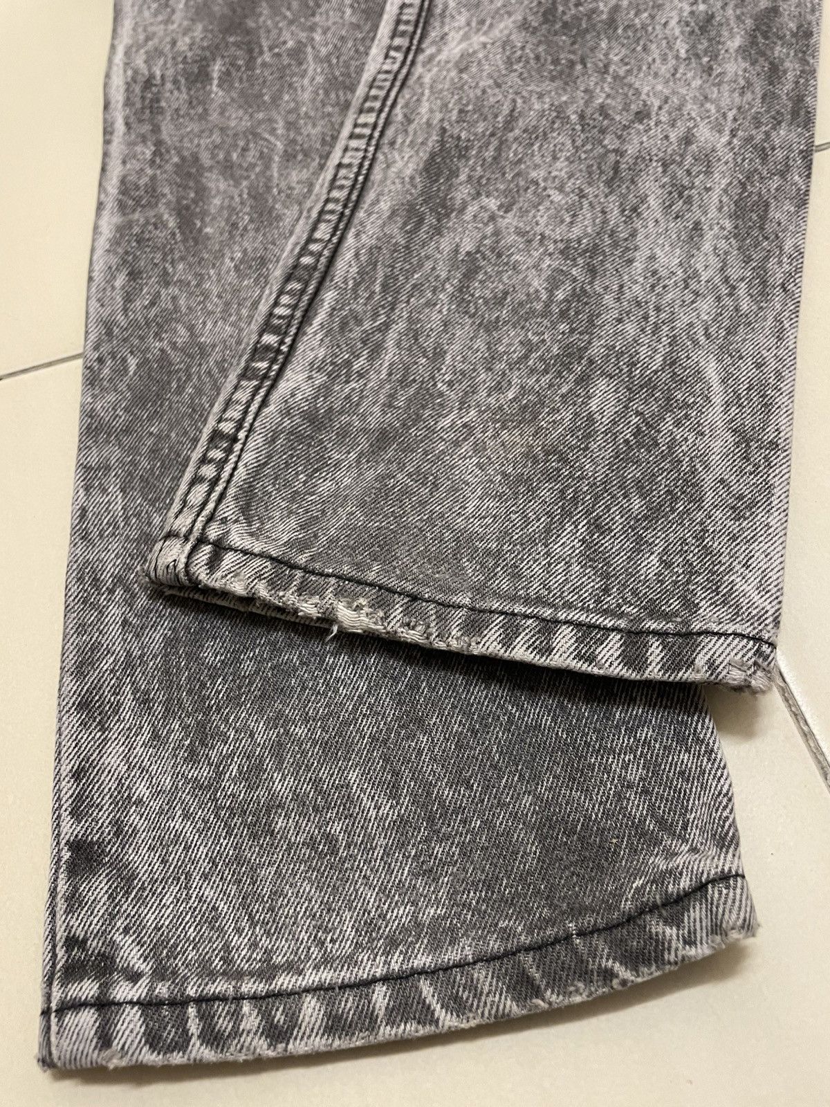 Levi's Vintage Clothing Vtg 80s Levis 705 Acid Wash Gray Denim Size US 26 / EU 42 - 5 Thumbnail