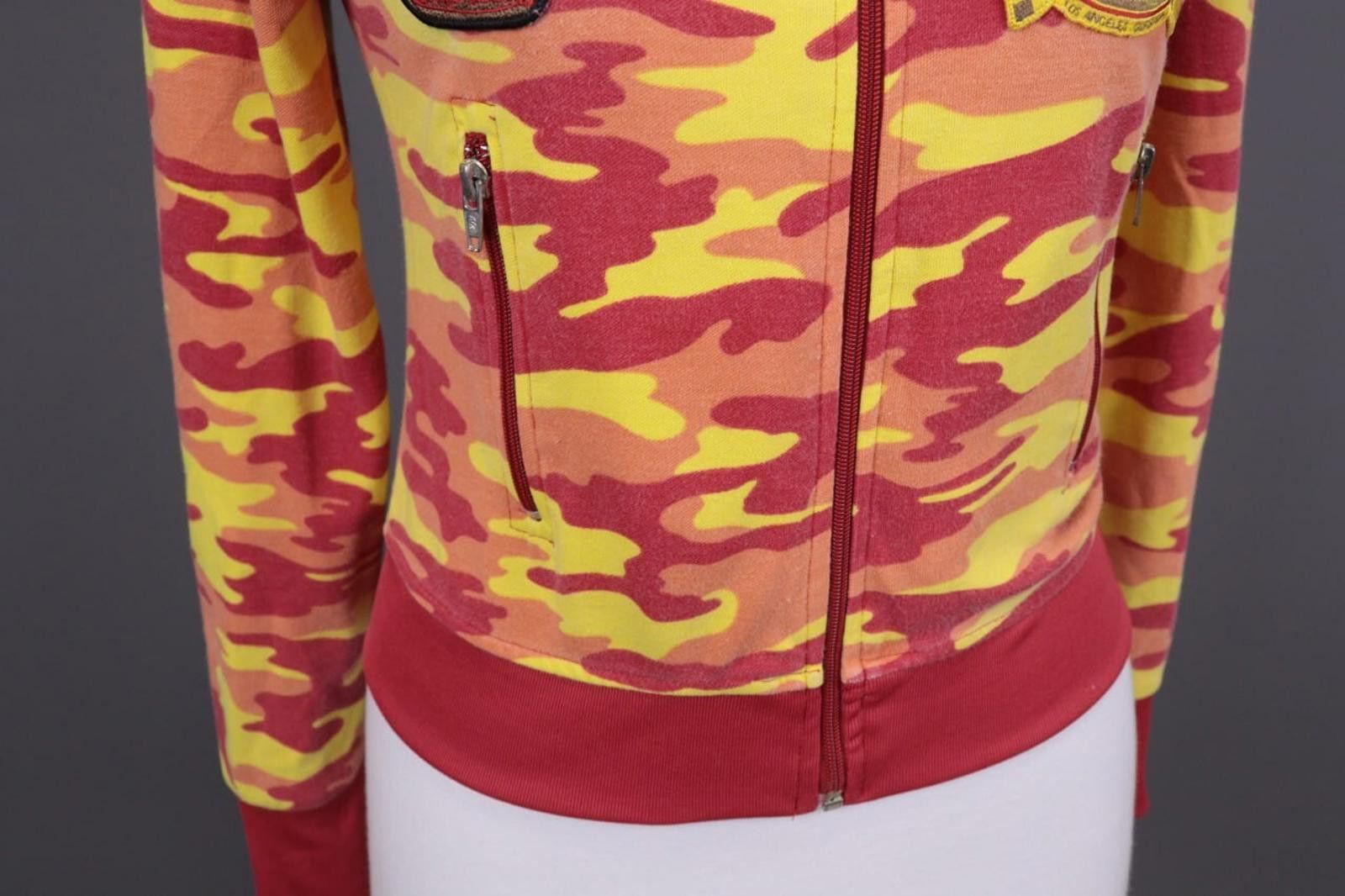 Von Dutch Von Dutch Orange Camouflage Jumper Cropped Sweater Size M Size M / US 6-8 / IT 42-44 - 7 Thumbnail