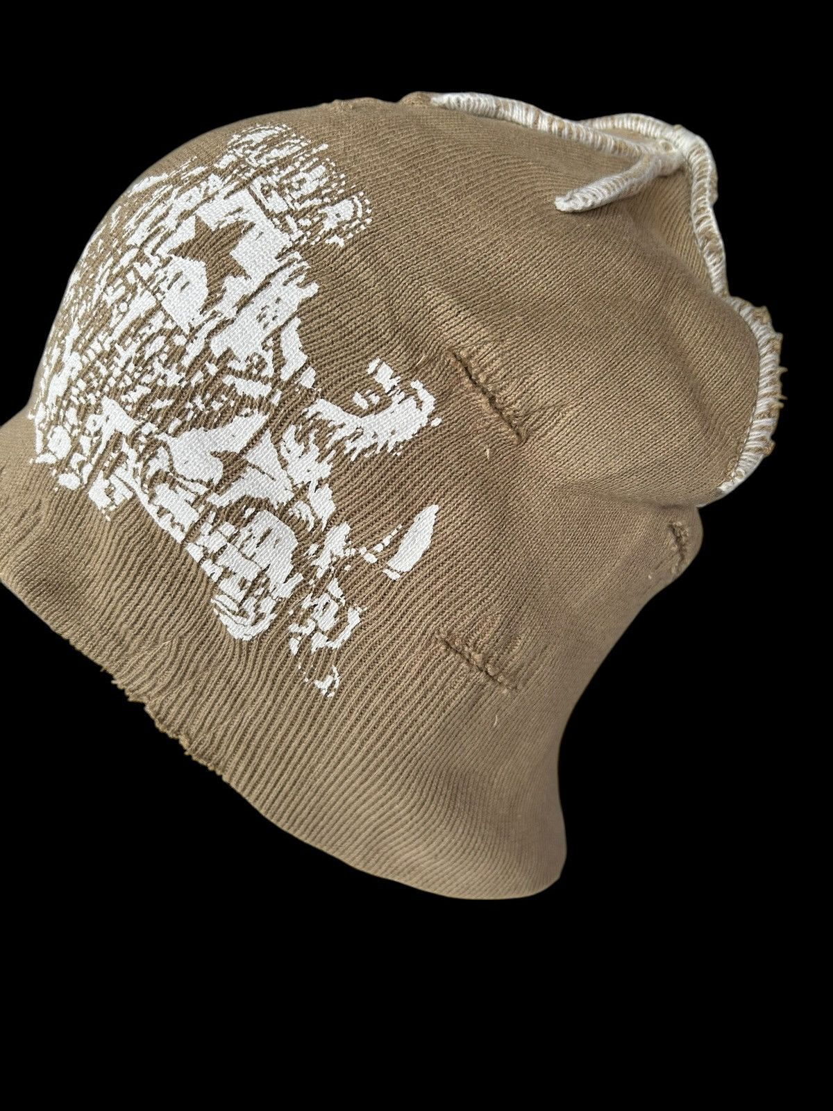 Japanese Brand × Kapital × Vintage Japanese Distressed Punk Style Beanie Hats Rare☠️☠️ Size ONE SIZE - 6 Thumbnail