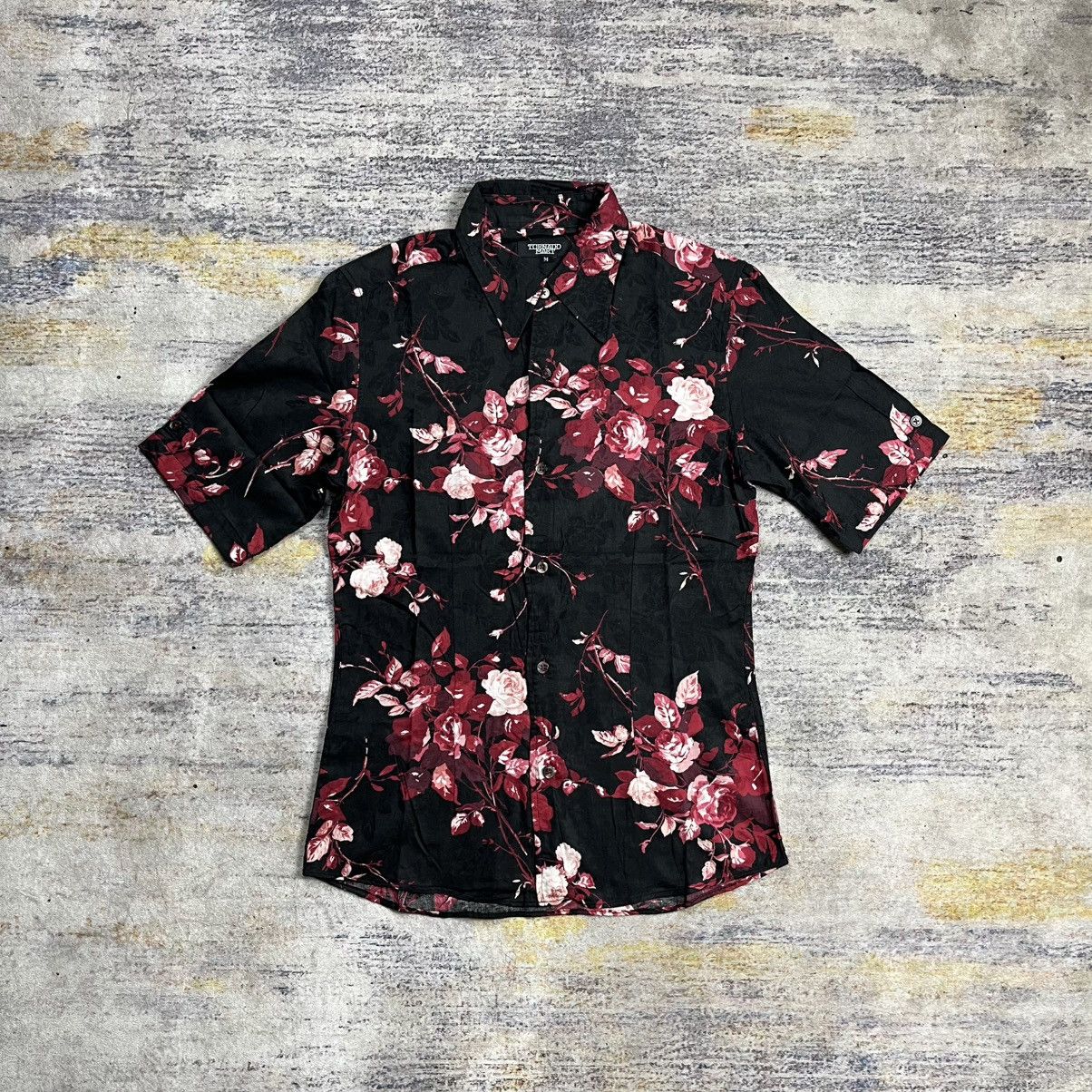 Tornado Mart Tornado Mart Japan flower jacquard button up shirt Size US M / EU 48-50 / 2 - 1 Thumbnail