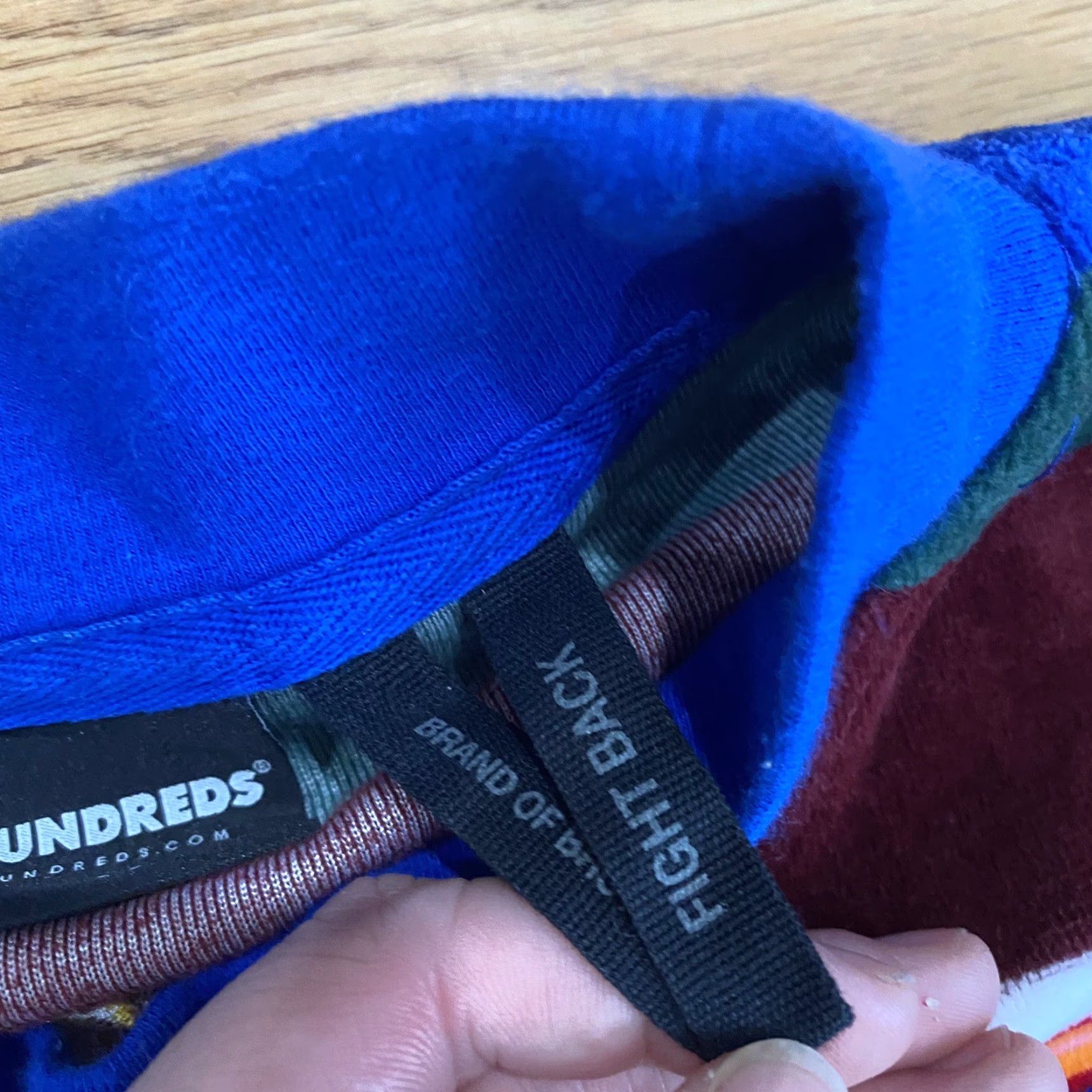 The Hundreds The Hundreds Velour Long Sleeved Striped Crewneck Shirt Colorful Mens Size Small Size US S / EU 44-46 / 1 - 4 Thumbnail