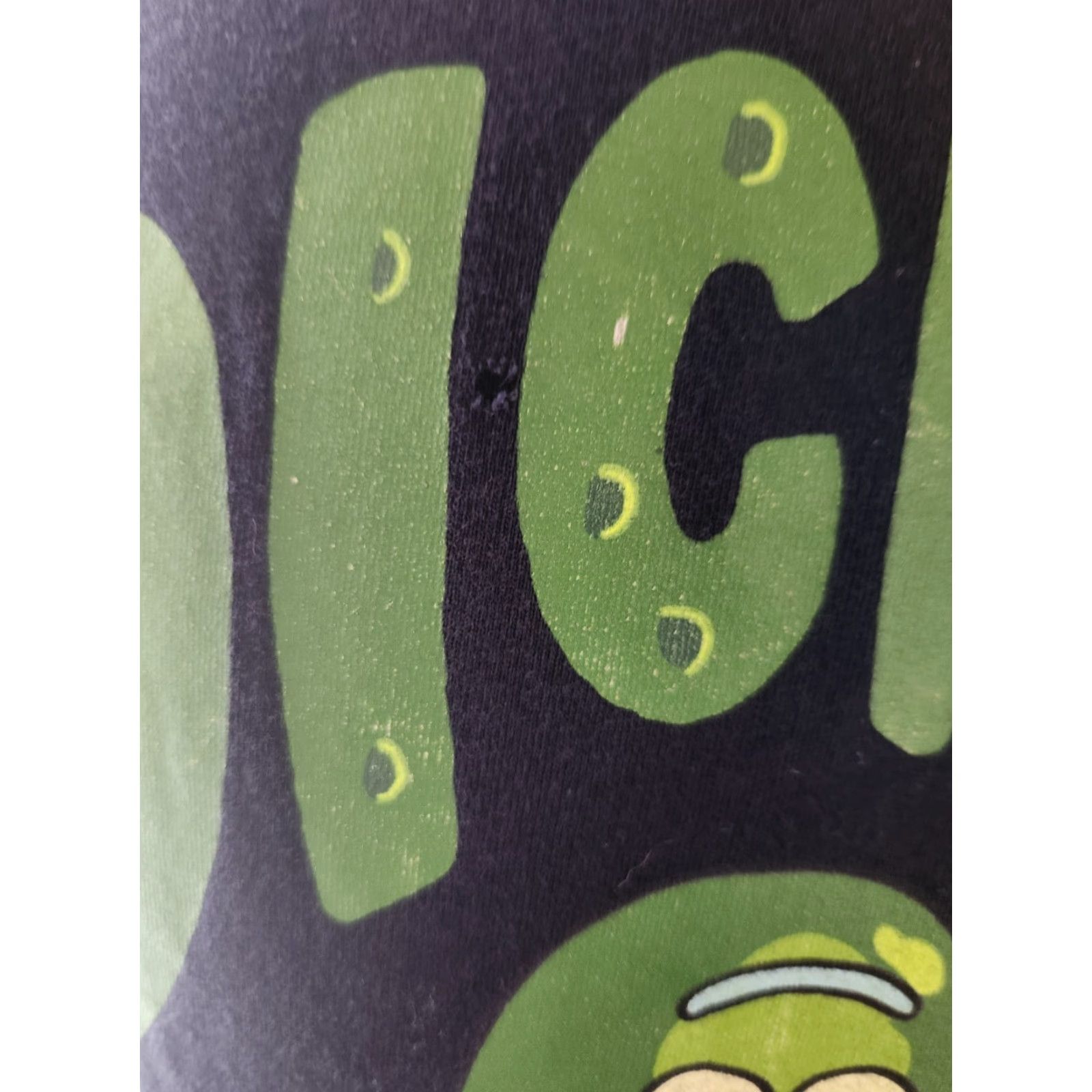 Ripple Junction Ripple Junction Mens Rick & Morty Pickle Rick Graphic T-Shirt Tee Black M Size US M / EU 48-50 / 2 - 2 Thumbnail